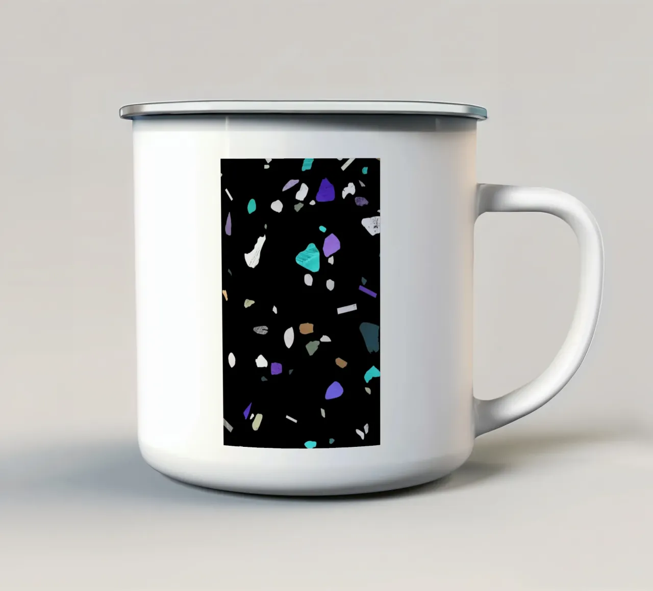 Painted terrazzo 2 tazza in smalto da STUDIO LEEMO