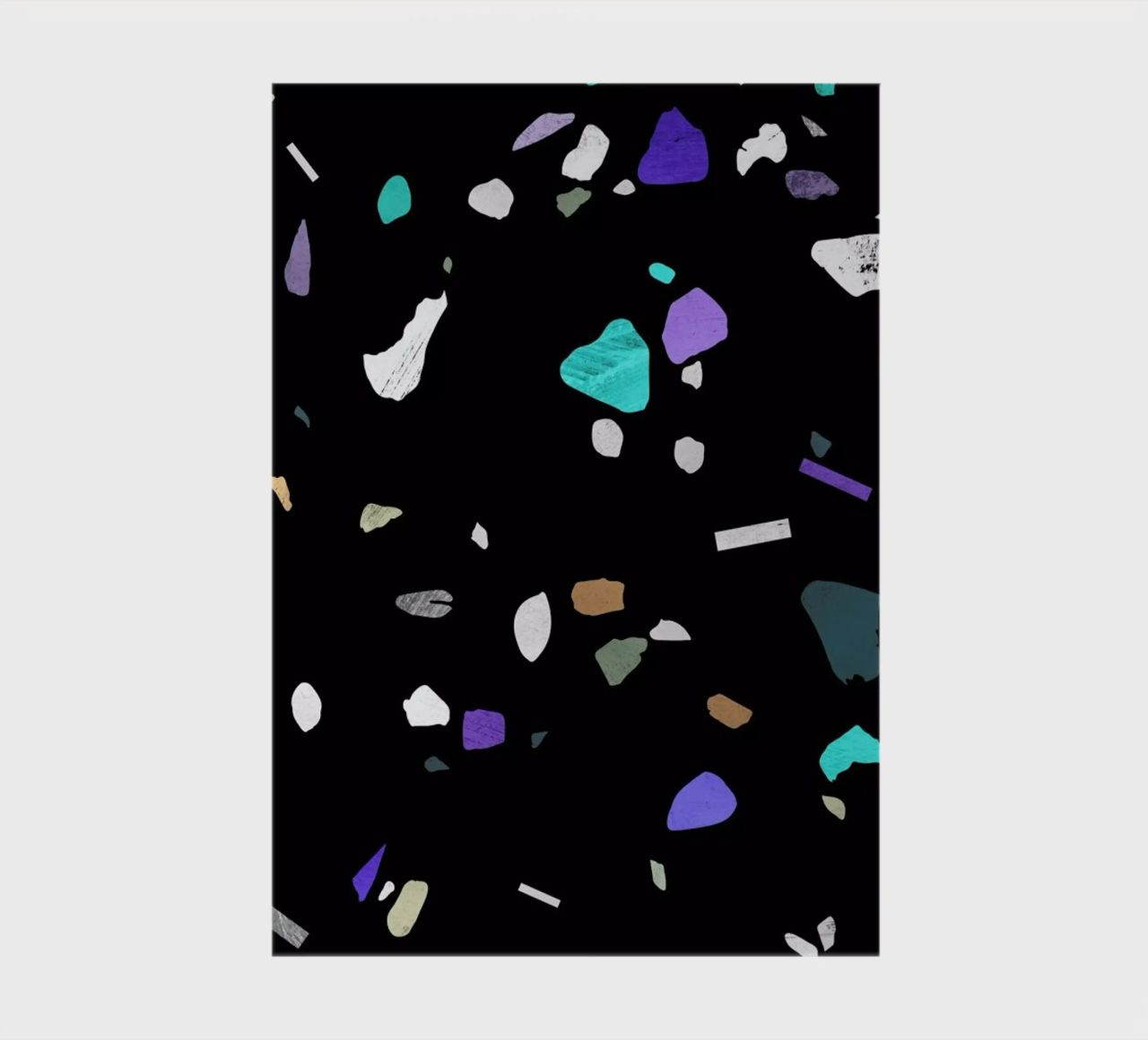Painted terrazzo 2 notebook by STUDIO LEEMO