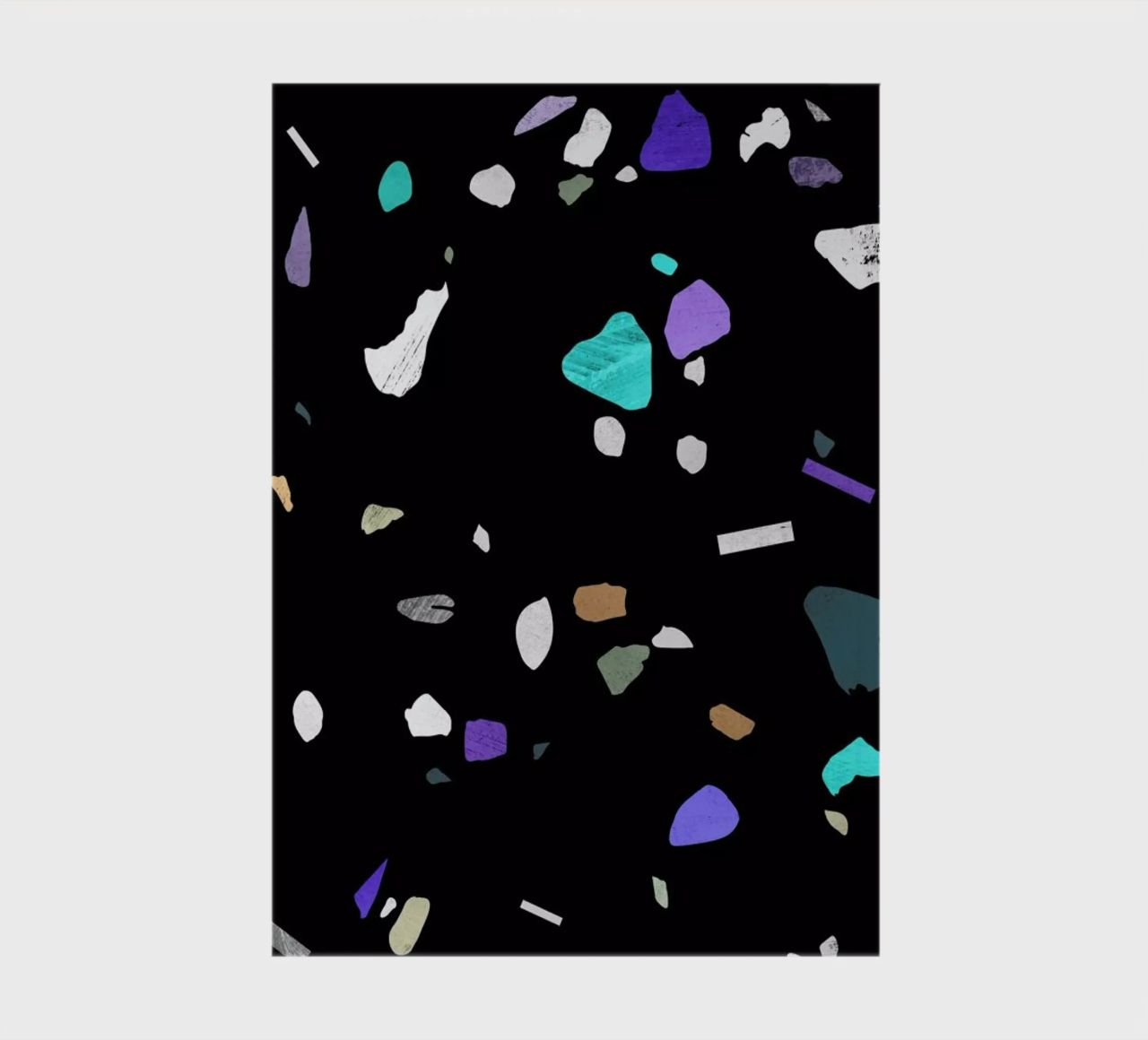 Painted terrazzo 2 notebook by STUDIO LEEMO