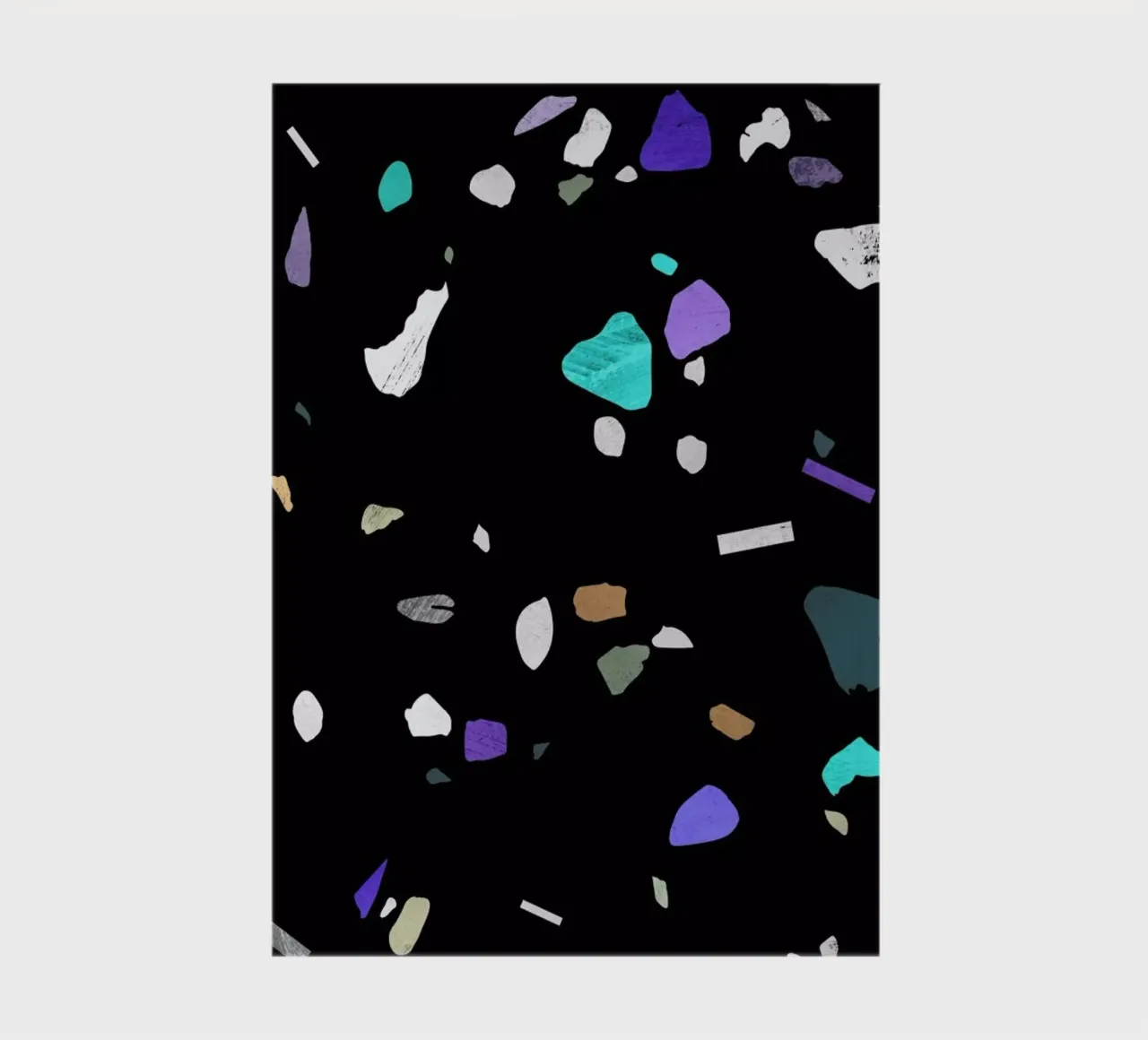 Painted terrazzo 2 notebook by STUDIO LEEMO