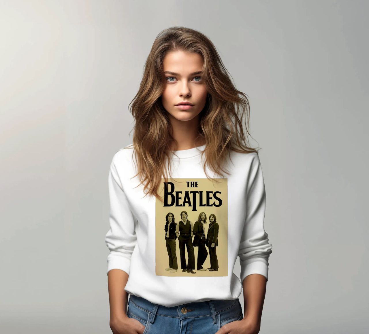 Beatles 13 X 19 Concert Mini Poster Re-Print Photo sudadera de SoundStudio