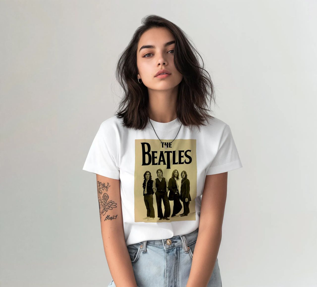Beatles 13 X 19 Concert Mini Poster Re-Print Photo camiseta de SoundStudio