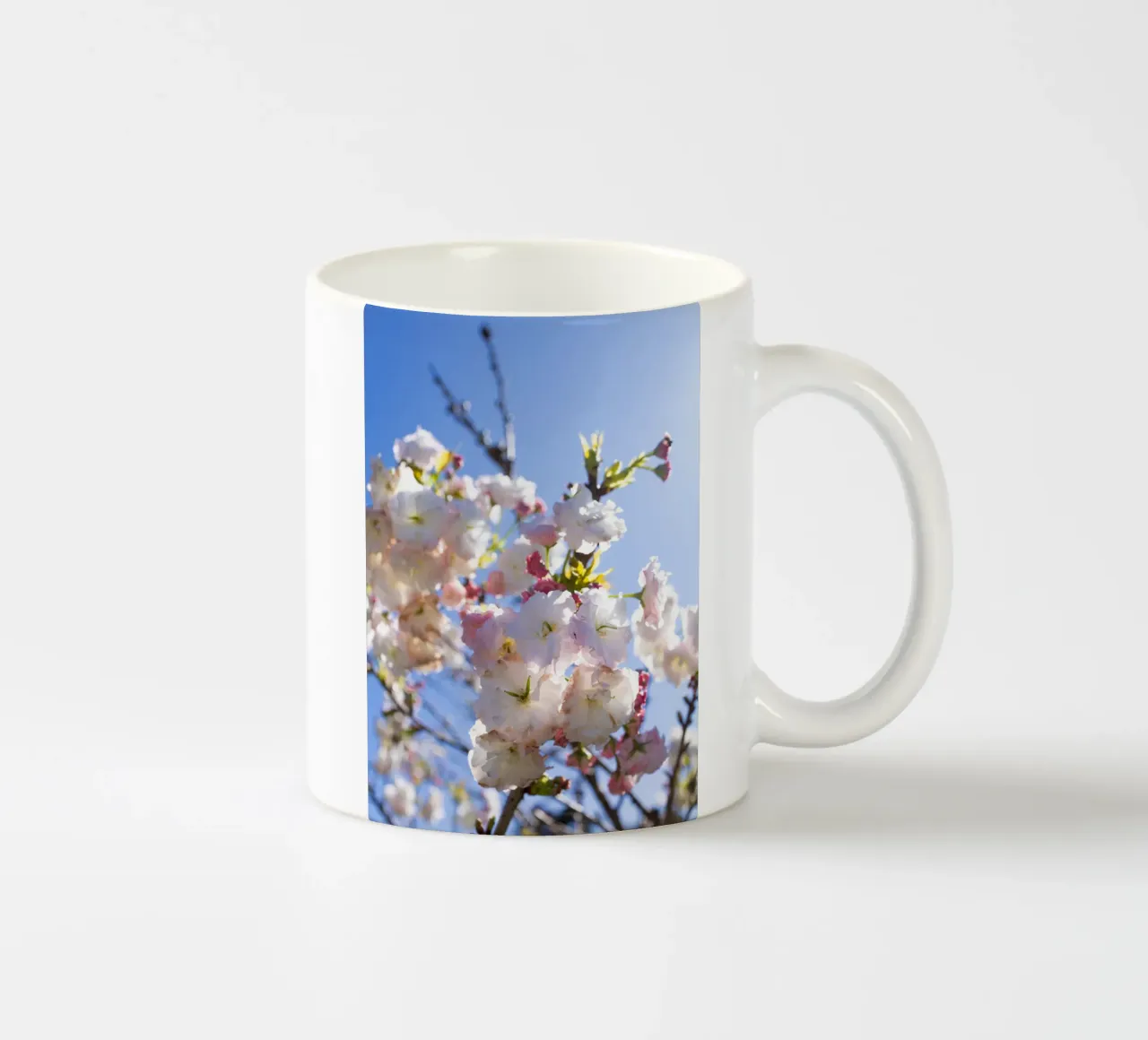 Blue Days ceramic mug by rafael campezato