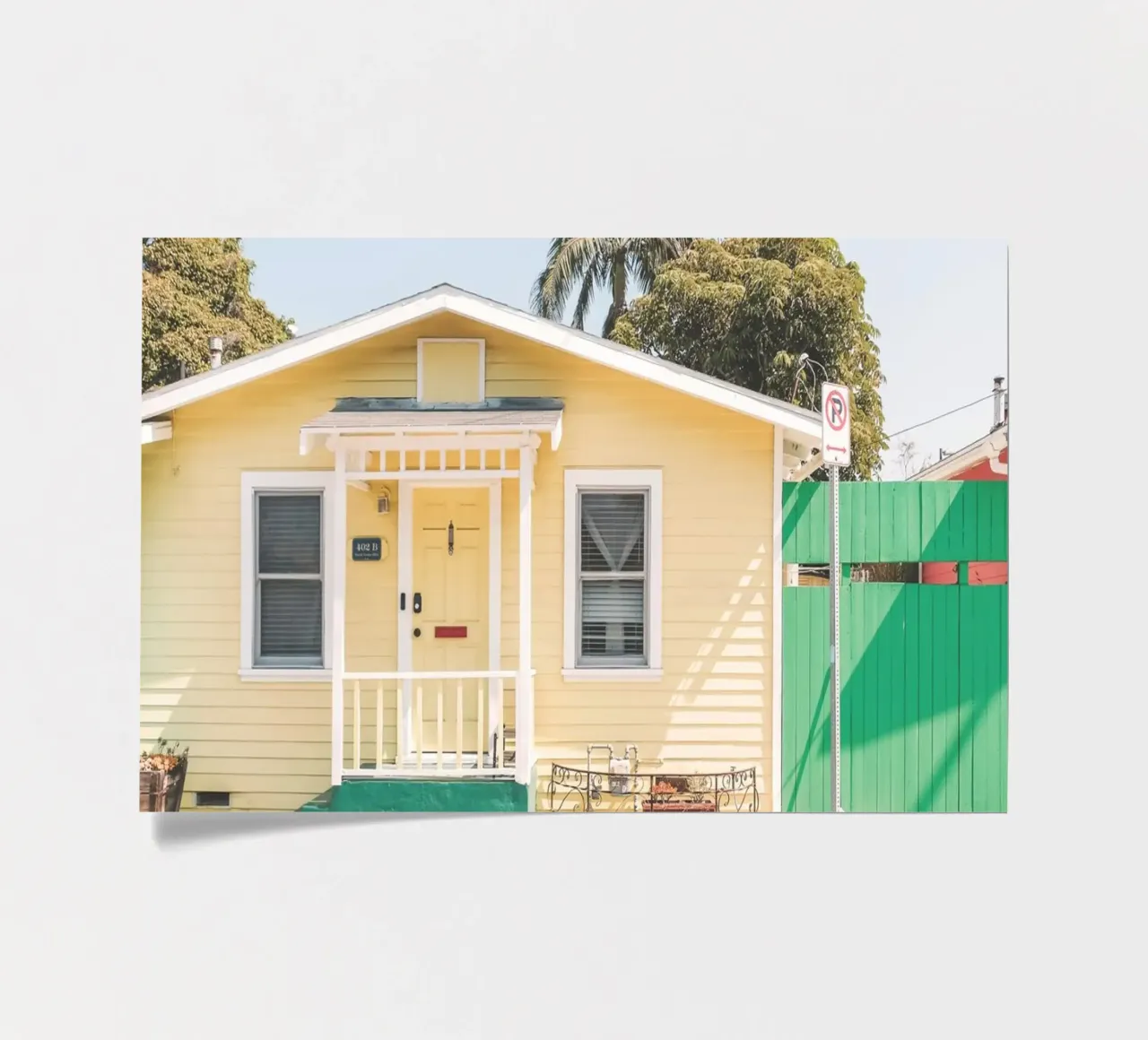 Los Angeles, VS I Pastel strandhuisjes aan zee stickervel van Julie Travel Photography