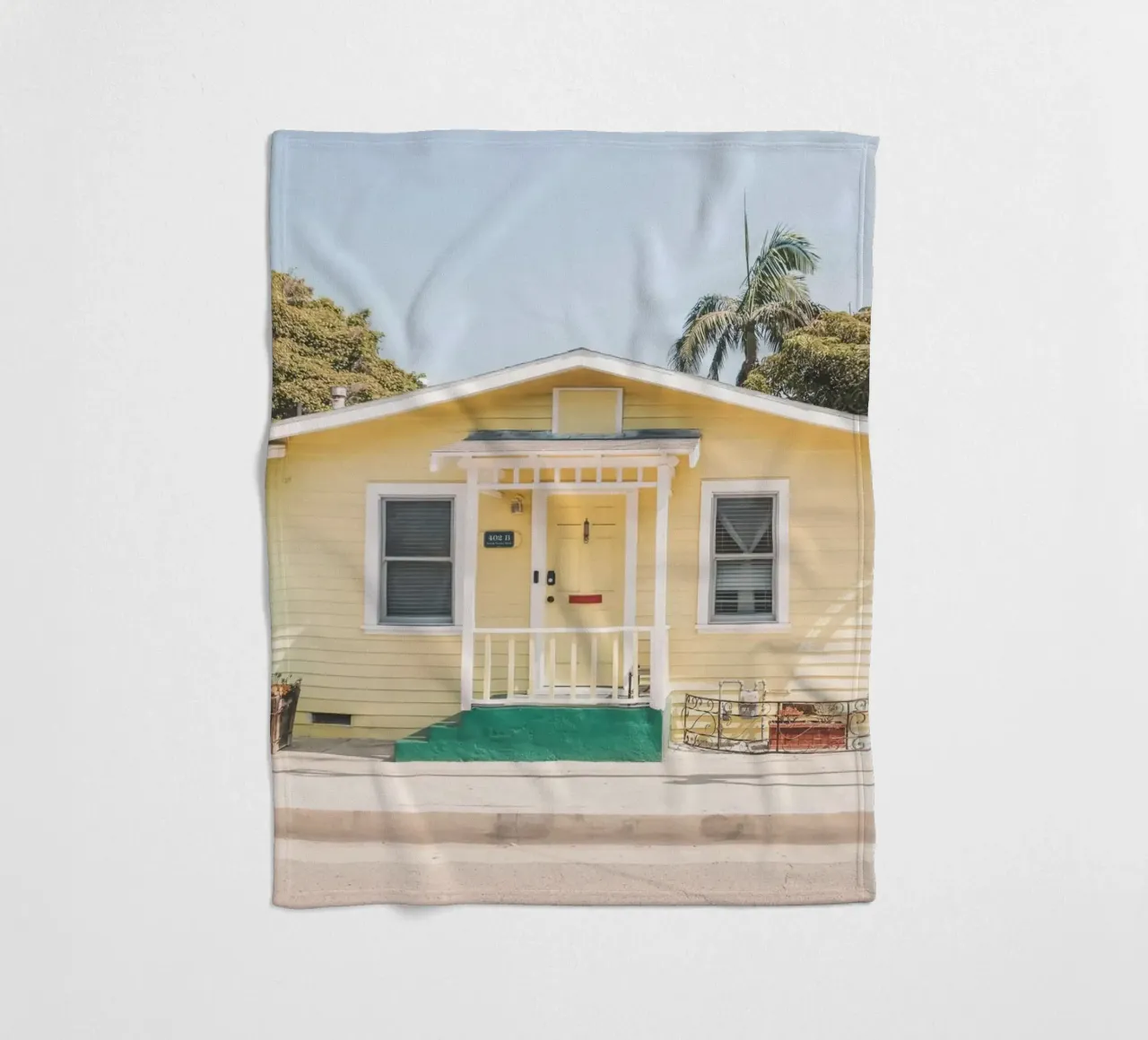 Los Angeles, USA I Case sulla spiaggia in colori pastello coperta in pile da Julie Travel Photography