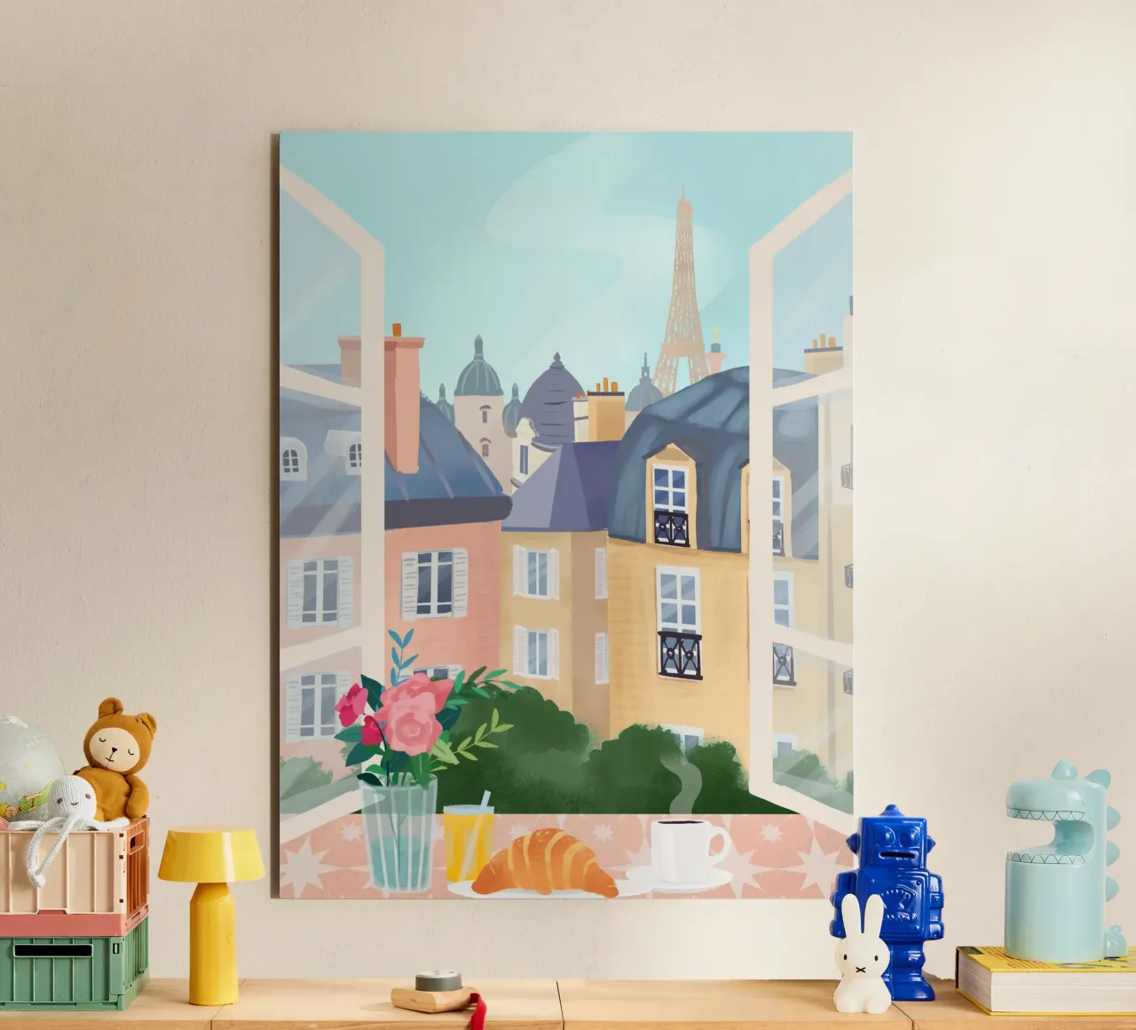 Emily in Paris alluminio dibond da PetrArts