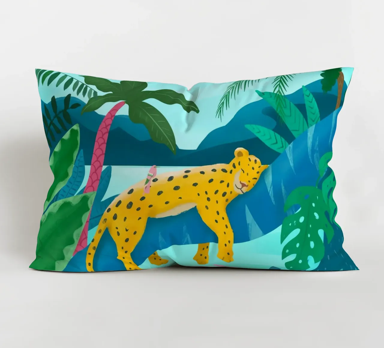 Jungle Leopard cuscino da PetrArts