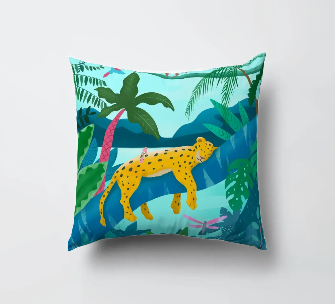 Jungle Leopard cuscino da PetrArts