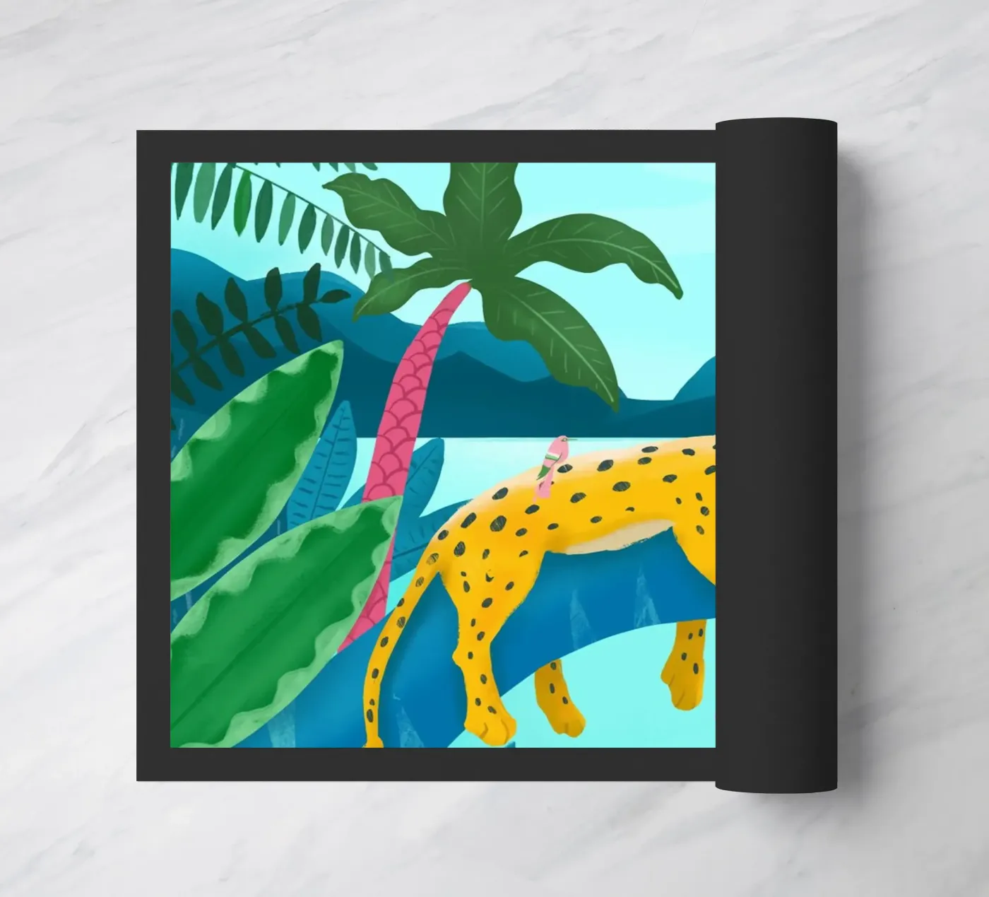 Jungle Leopard doormat by PetrArts