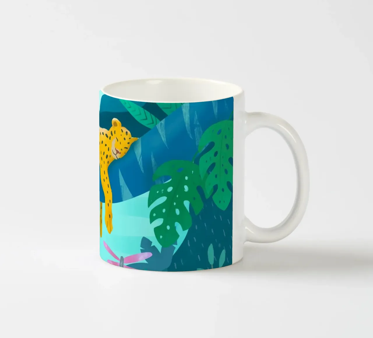 Jungle Leopard tazza in ceramica da PetrArts