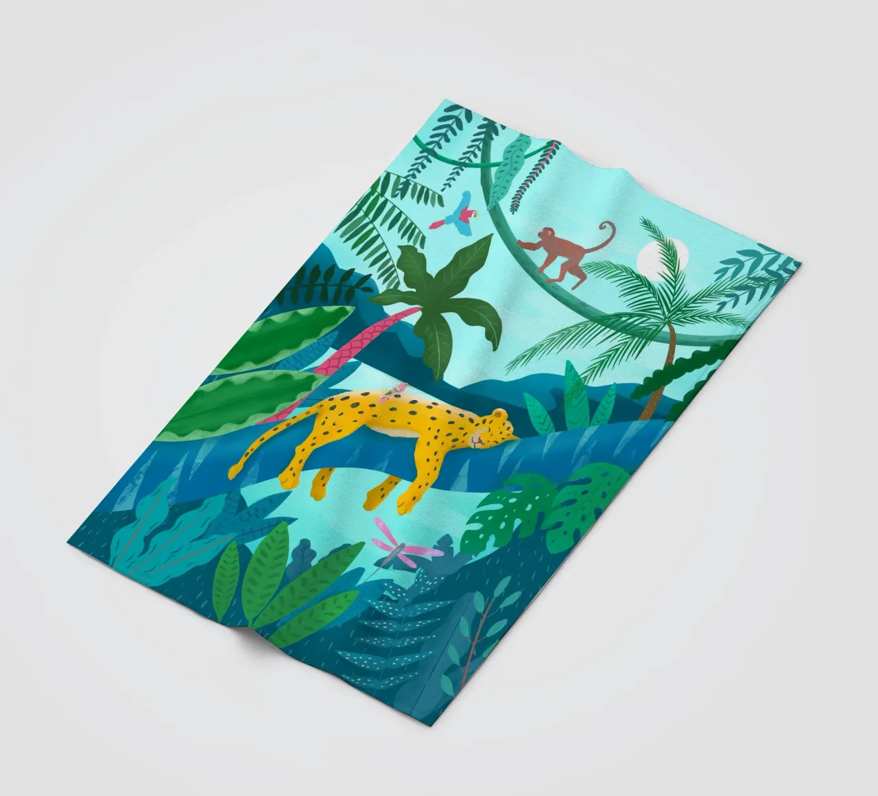 Jungle Leopard coperta in pile da PetrArts