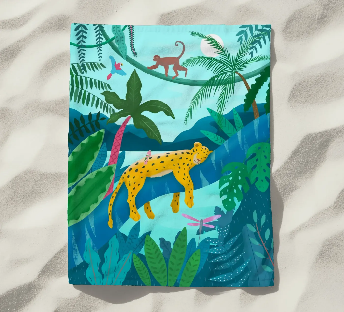 Jungle Leopard telo mare da PetrArts