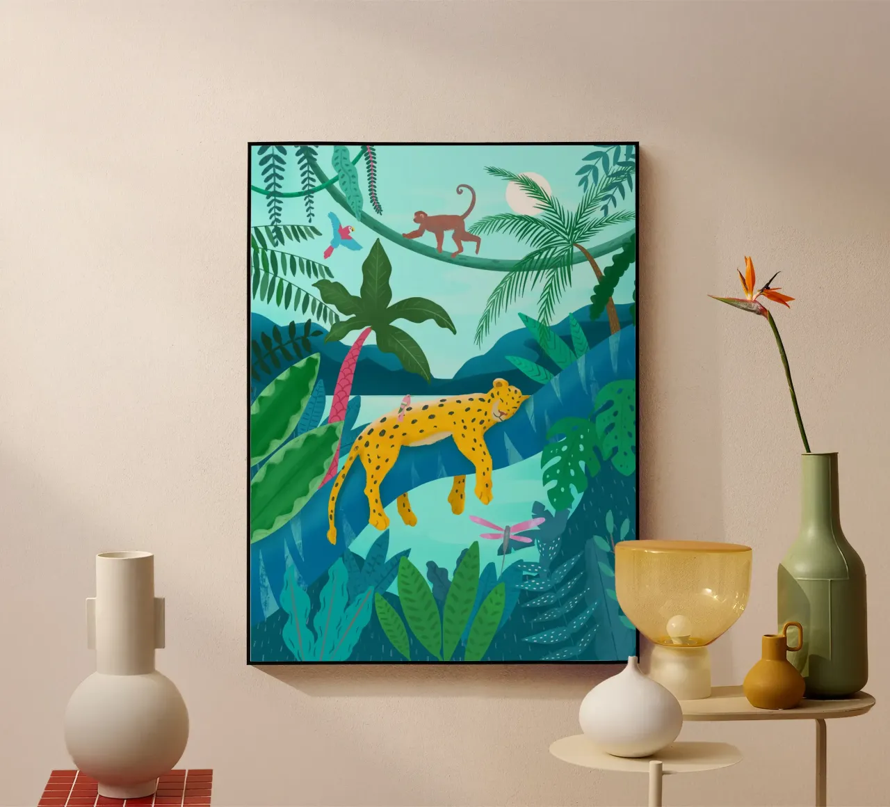 Jungle Leopard plexiglass da PetrArts