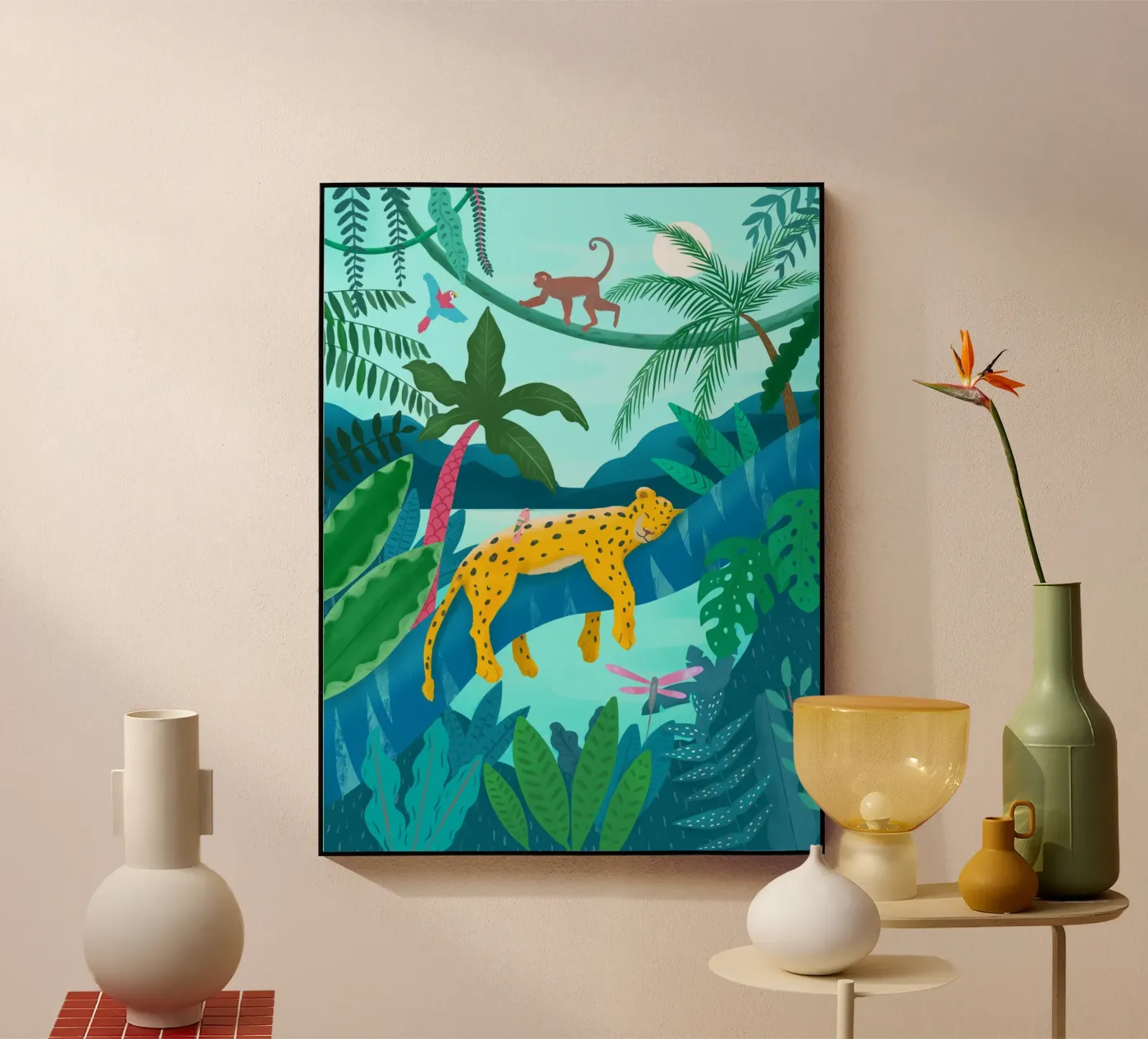 Jungle Leopard plexiglass da PetrArts