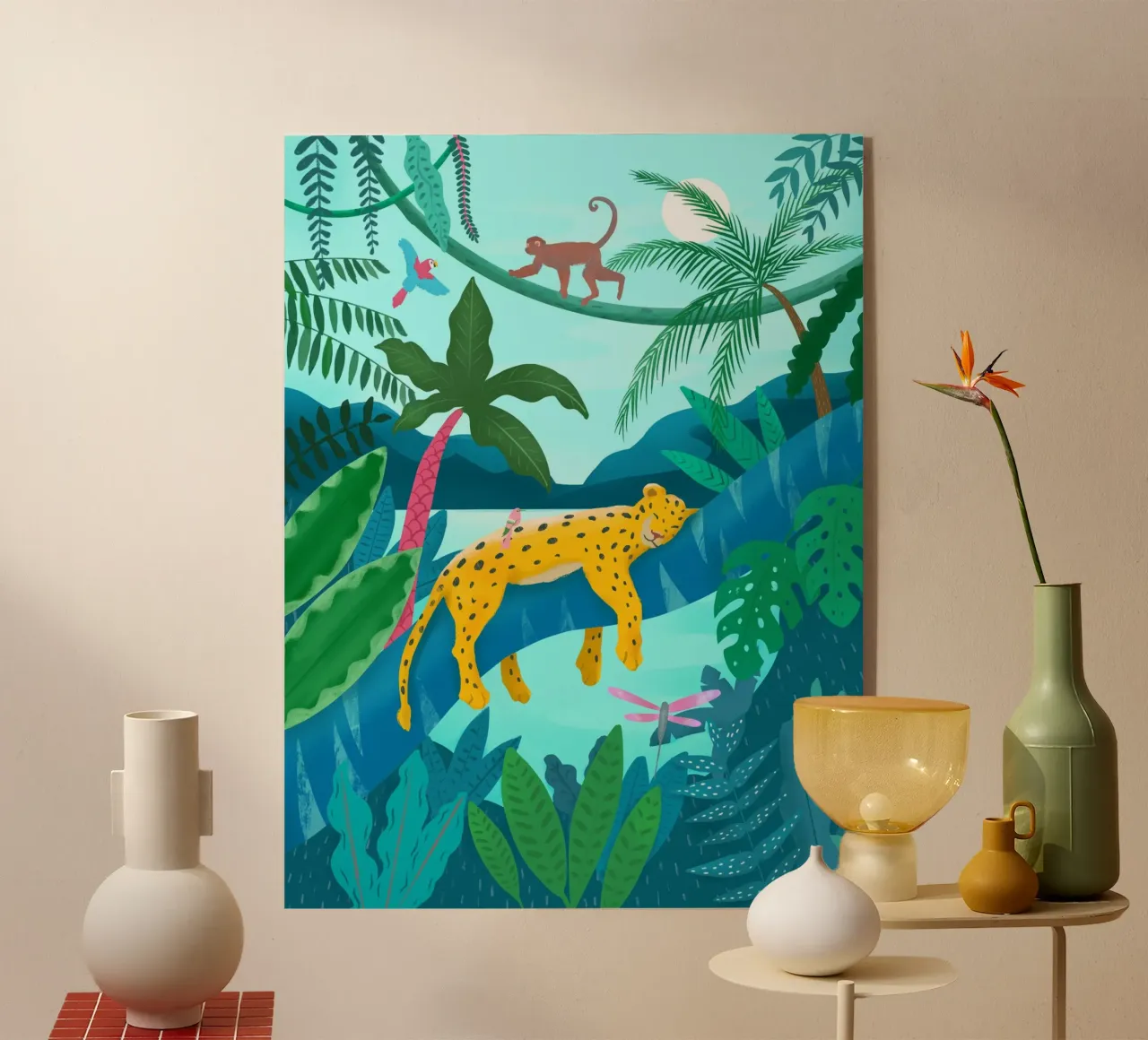 Jungle Leopard plexiglass da PetrArts