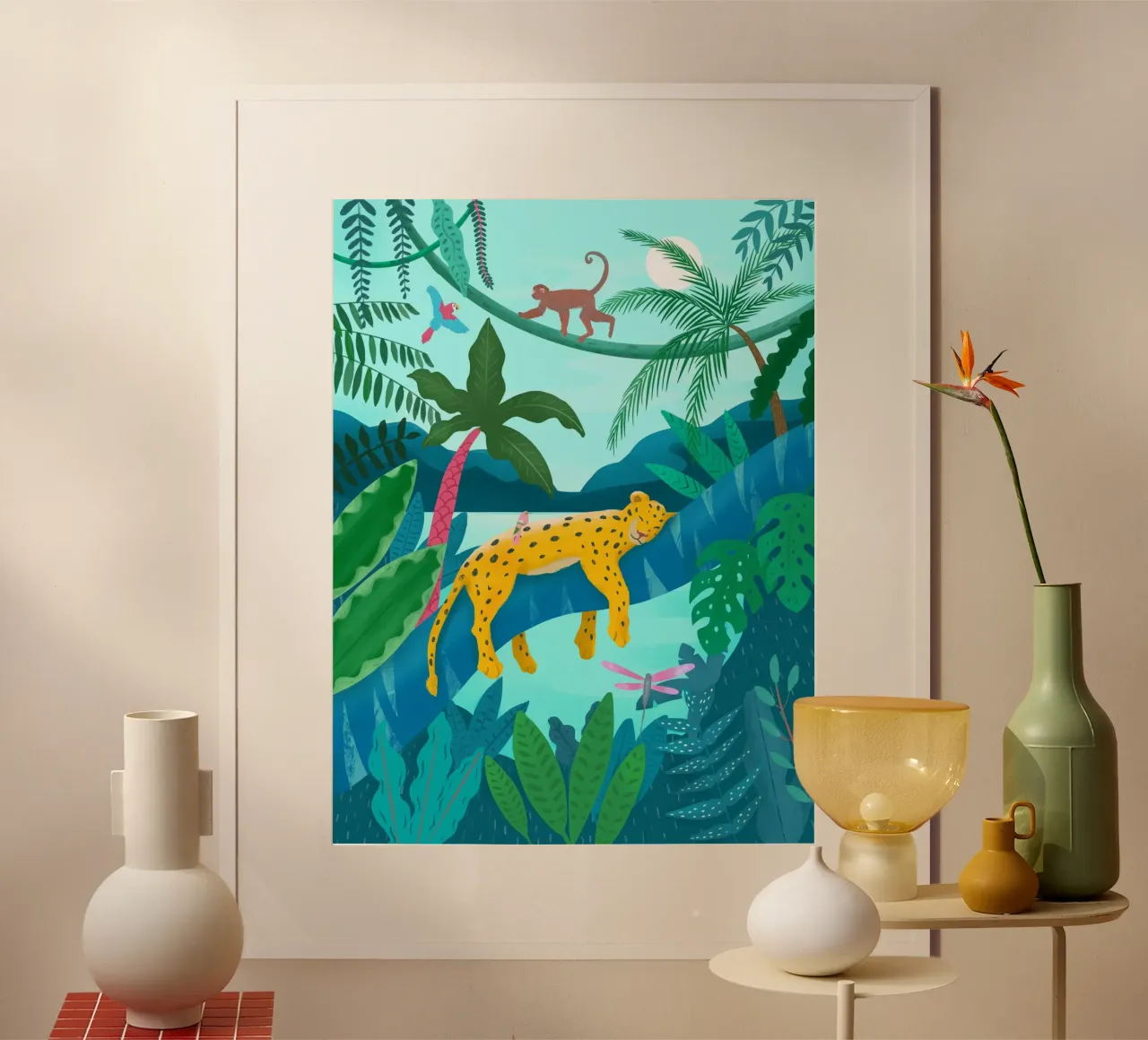 Jungle Leopard carta hahnemühle da PetrArts