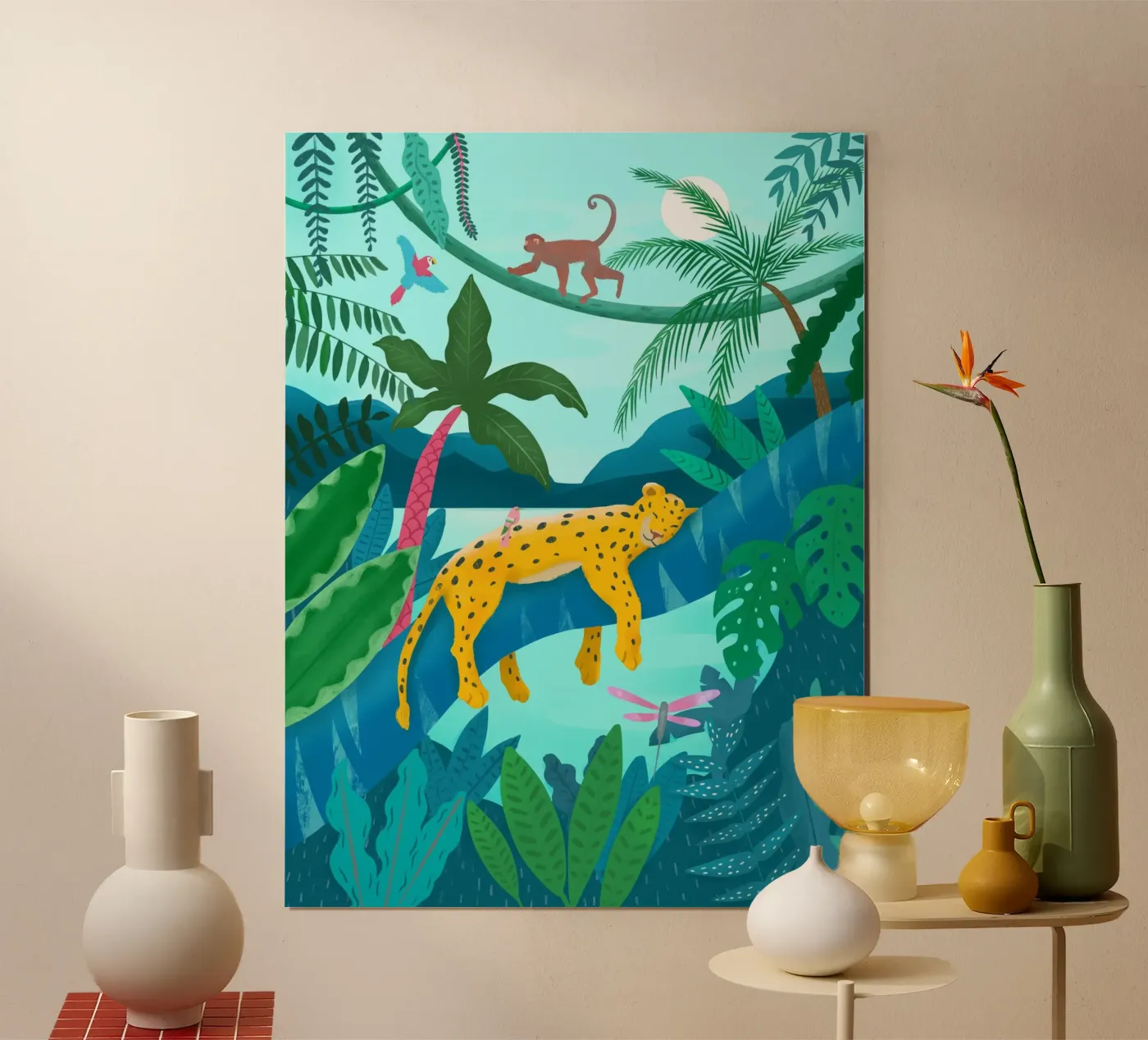 Jungle Leopard poster da PetrArts