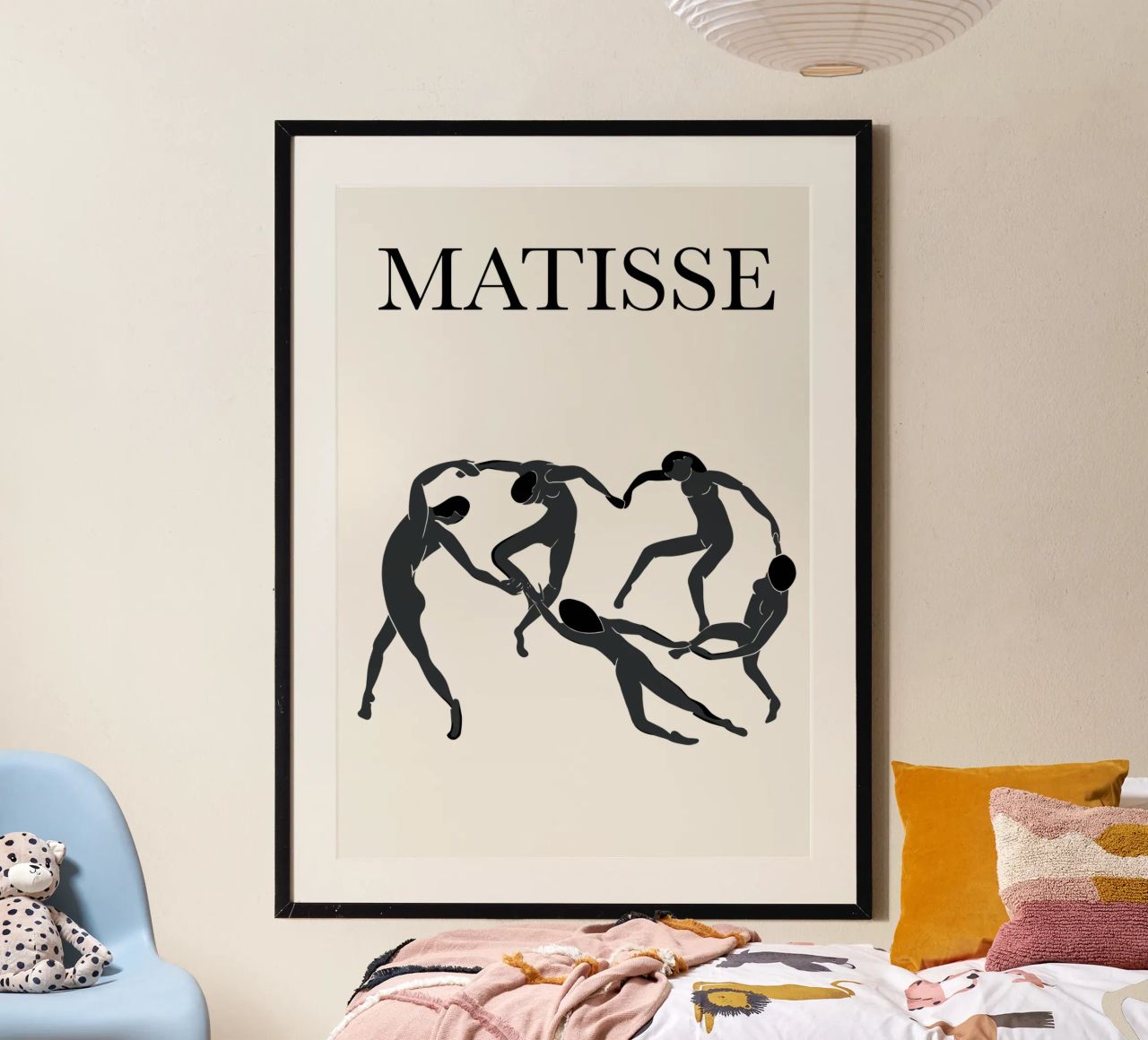Dance of Shadows - Homage to Matisse poster by Kunst und Kontrast