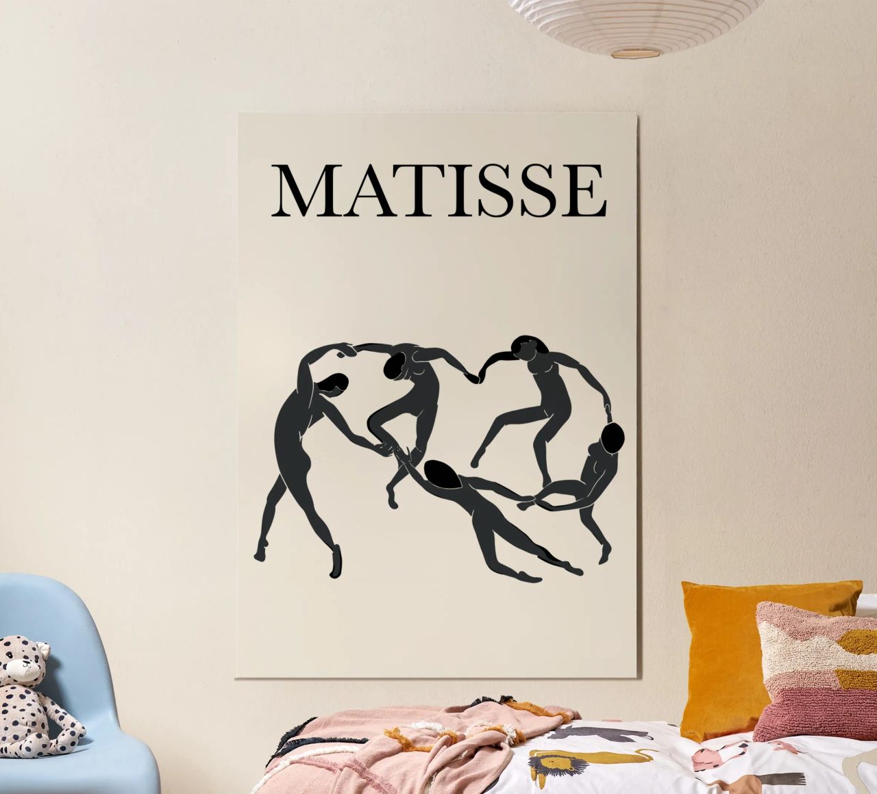 Dance of Shadows - Homage to Matisse poster by Kunst und Kontrast