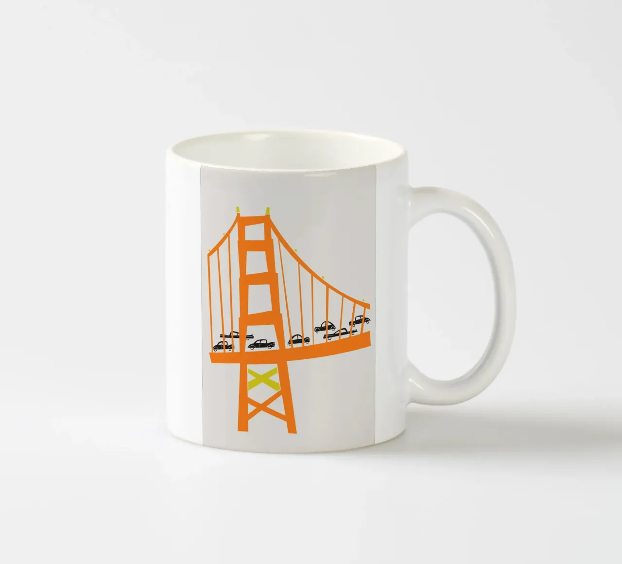 Ponte del Golden Gate tazza in ceramica da Fox & Velvet