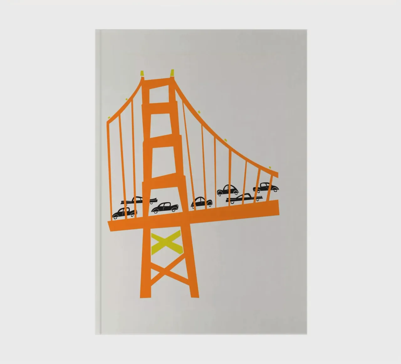 Golden Gate Bridge notebook by Fox & Velvet