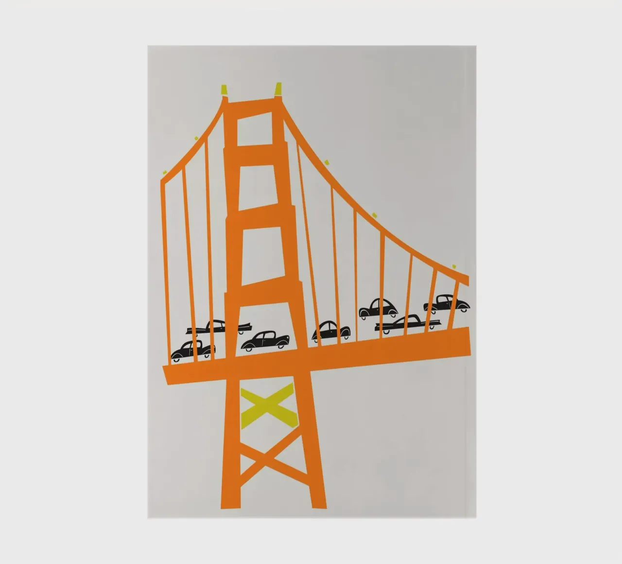 Golden Gate Bridge notebook by Fox & Velvet