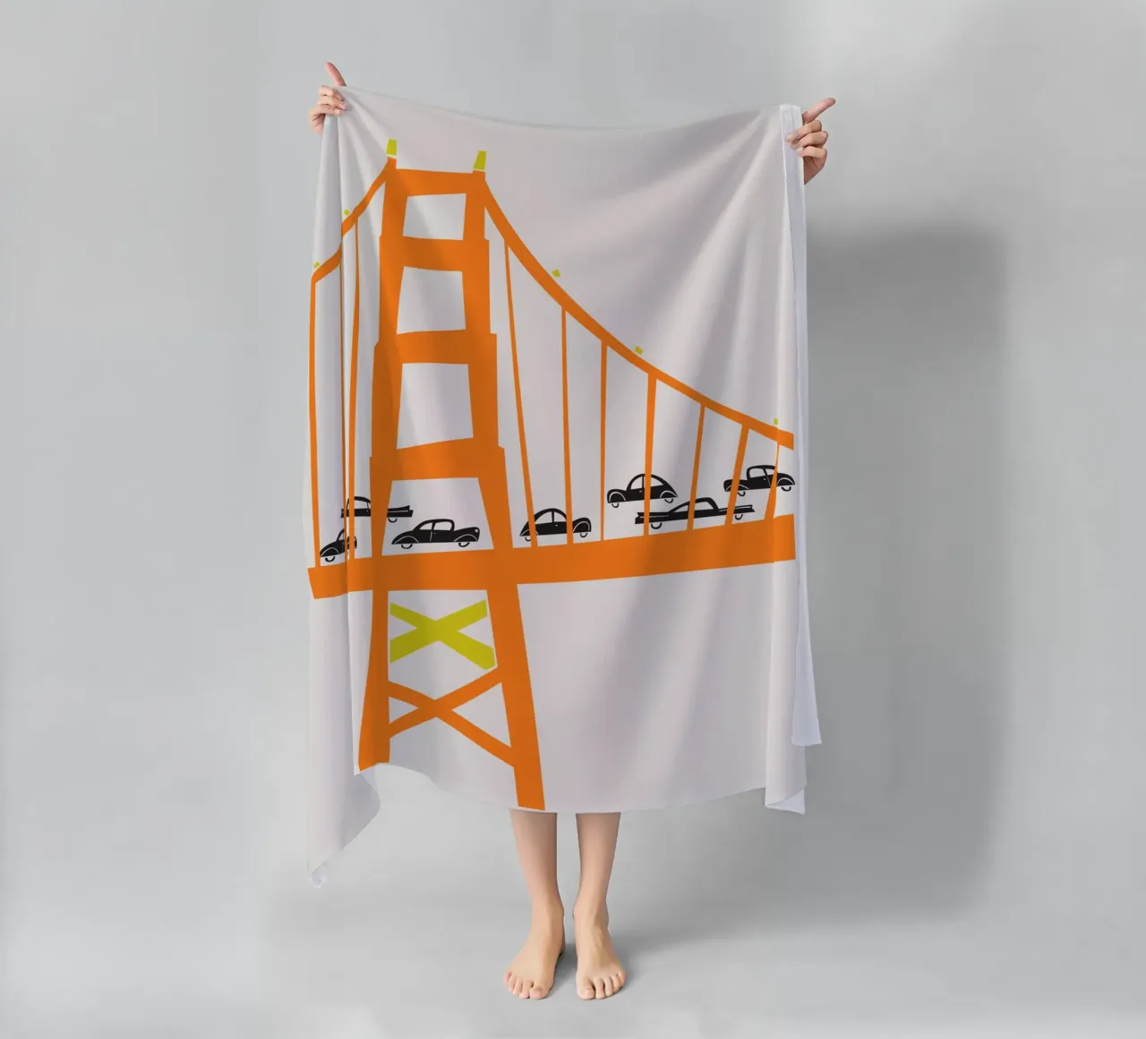 Ponte del Golden Gate telo mare da Fox & Velvet