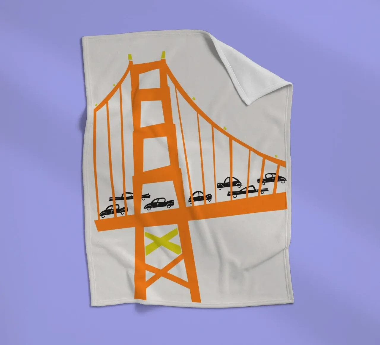 Ponte del Golden Gate coperta in pile da Fox & Velvet