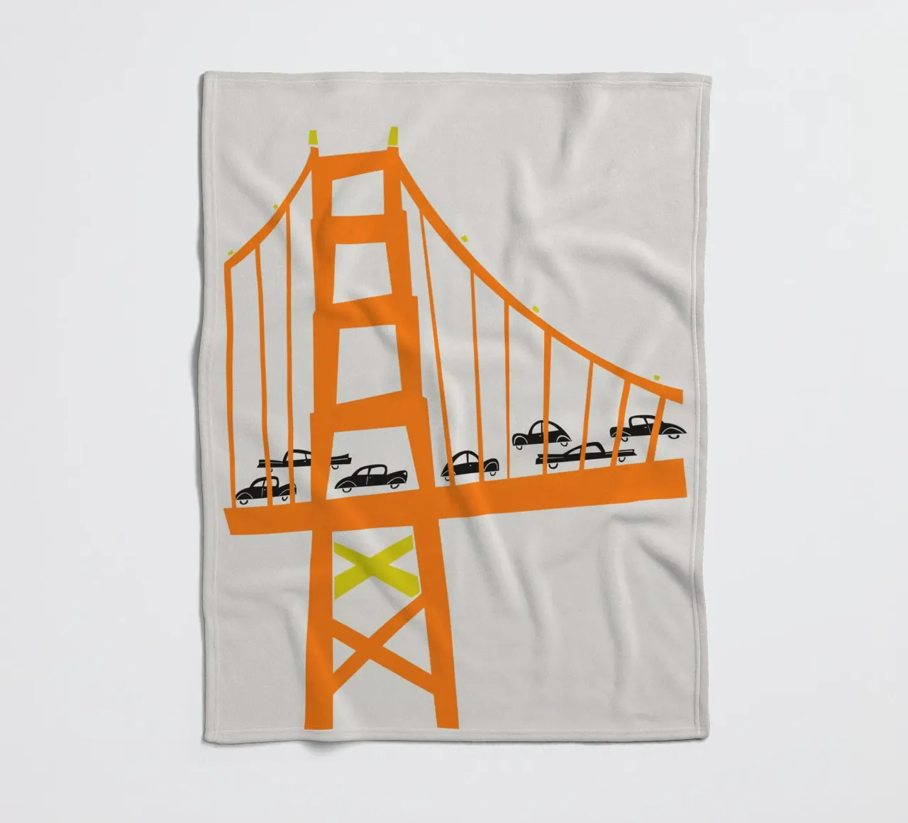 Ponte del Golden Gate coperta in pile da Fox & Velvet