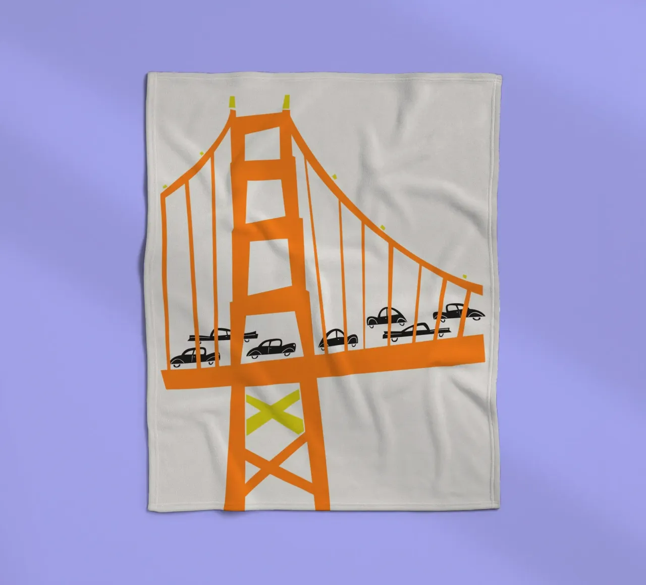 Ponte del Golden Gate coperta in pile da Fox & Velvet