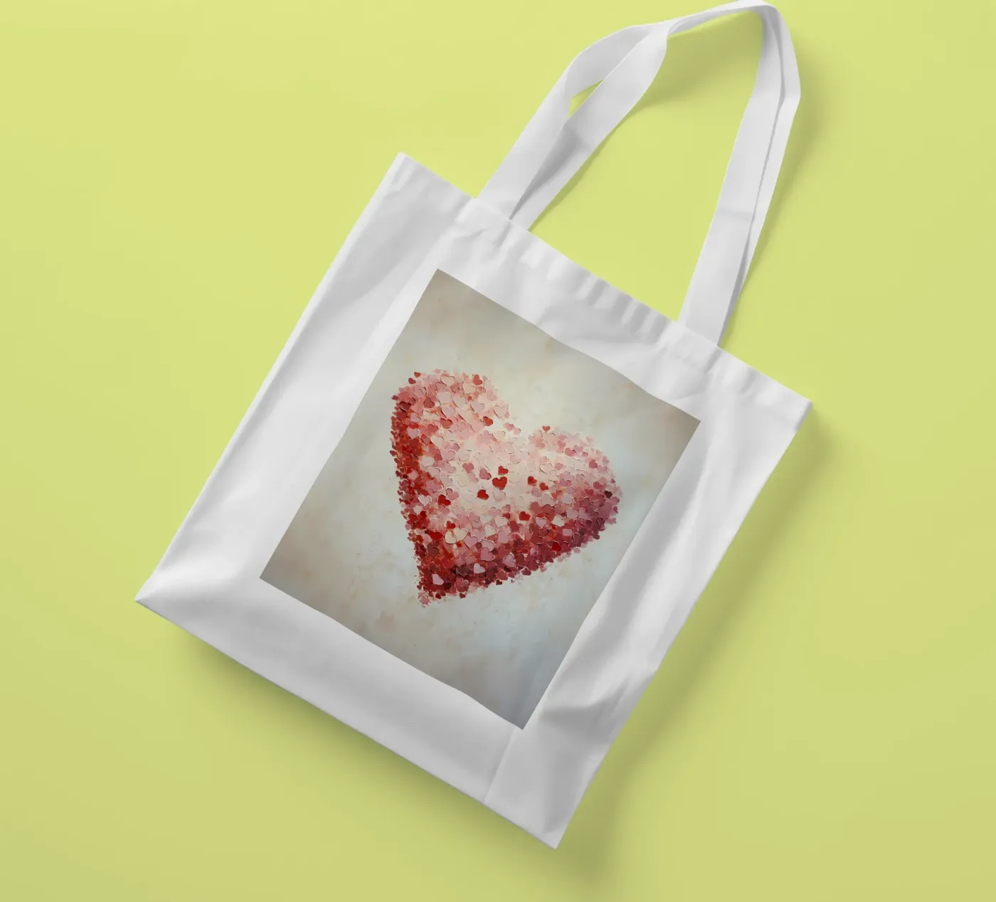 Cuore borsa in juta da IamHomeStudio