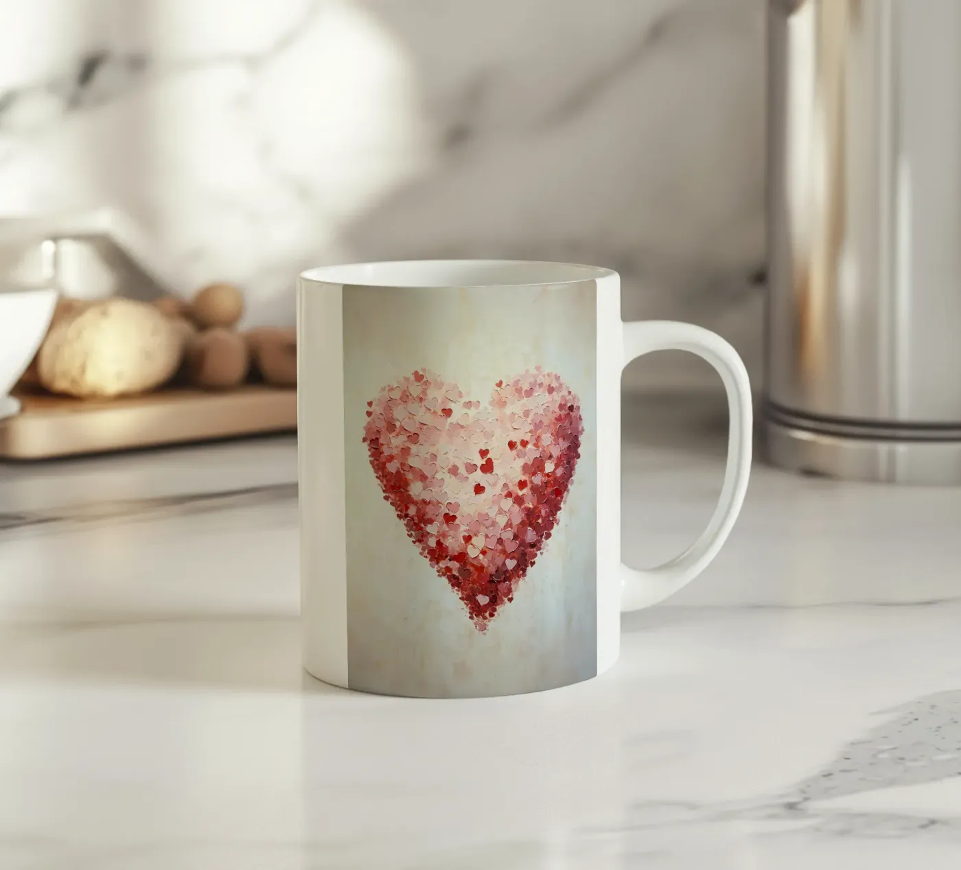 Heart ceramic mug by IamHomeStudio