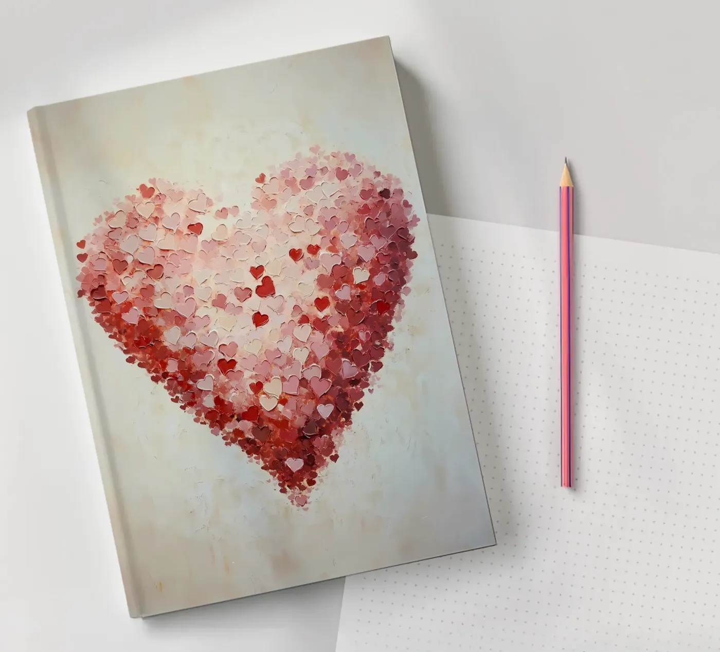 Cuore quaderno da IamHomeStudio