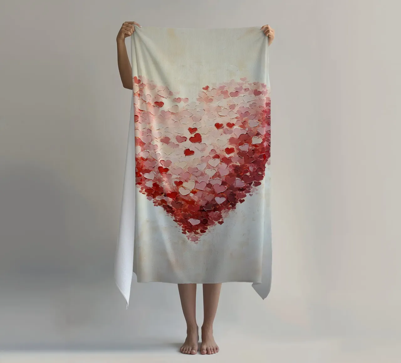 Cuore telo mare da IamHomeStudio