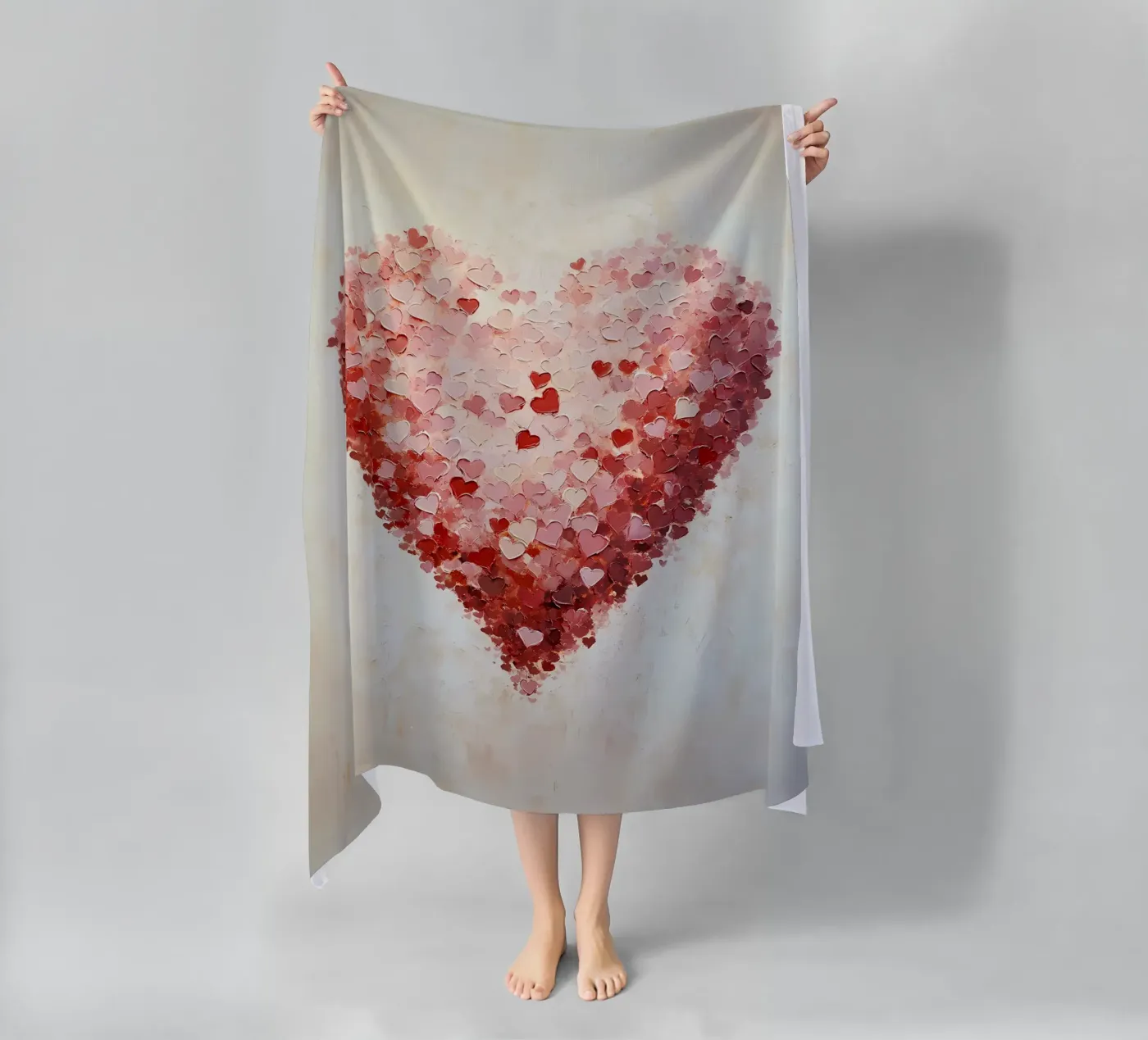 Cuore telo mare da IamHomeStudio