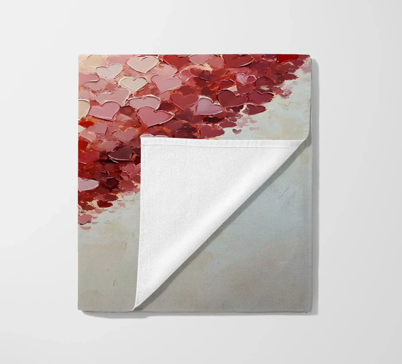 Heart beach towel by IamHomeStudio