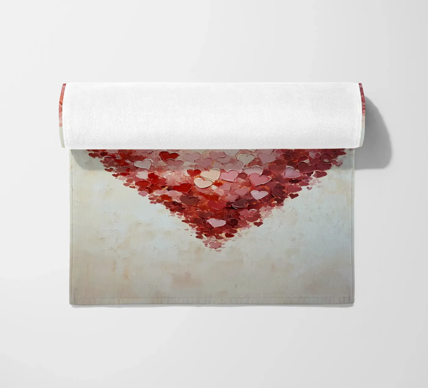 Heart beach towel by IamHomeStudio