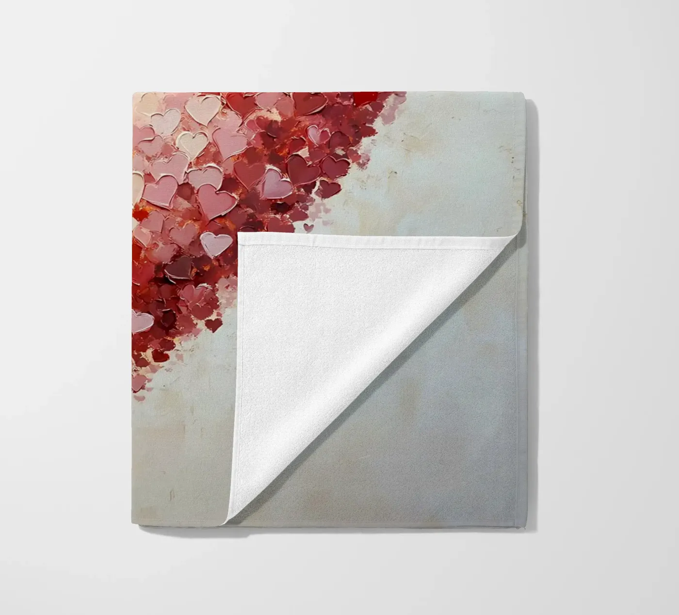 Heart beach towel by IamHomeStudio