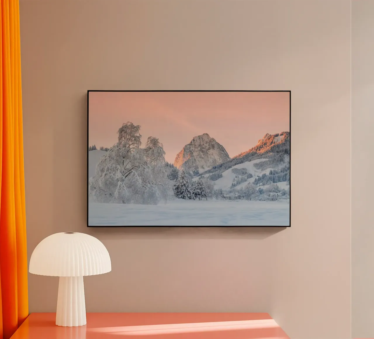 Alba invernale in Svizzera plexiglass da Marcel Bisig
