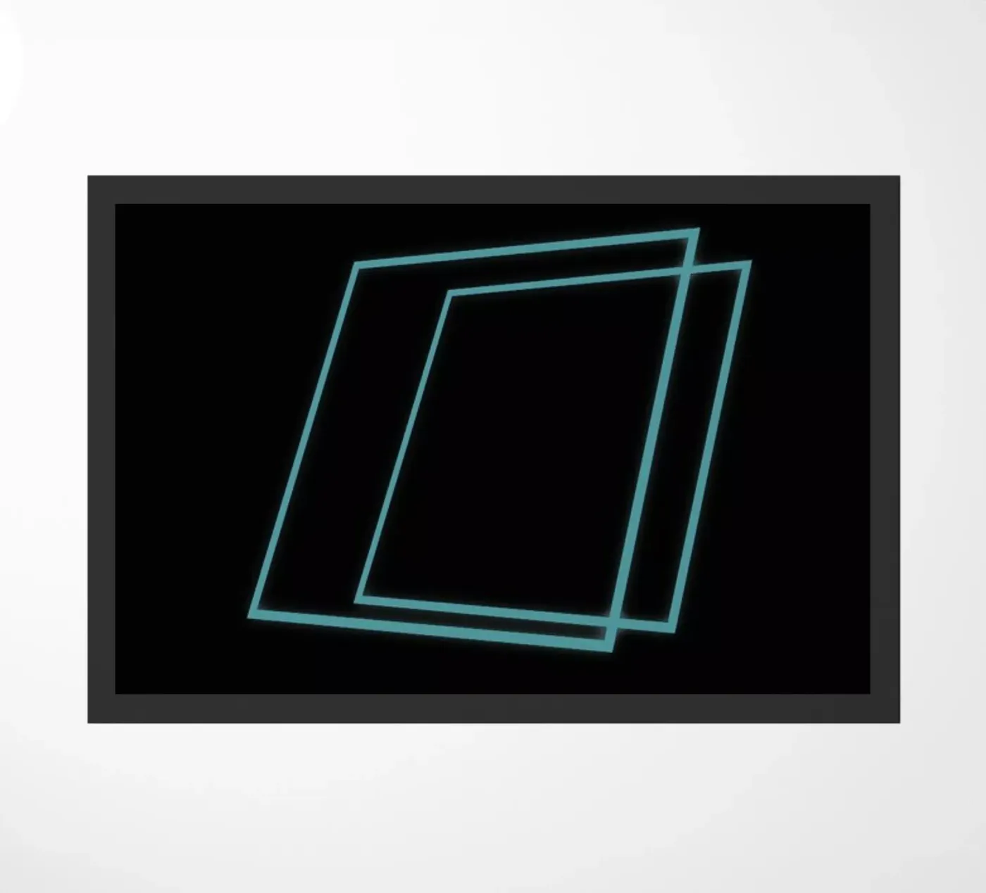 Neon Square doormat by In Full Color