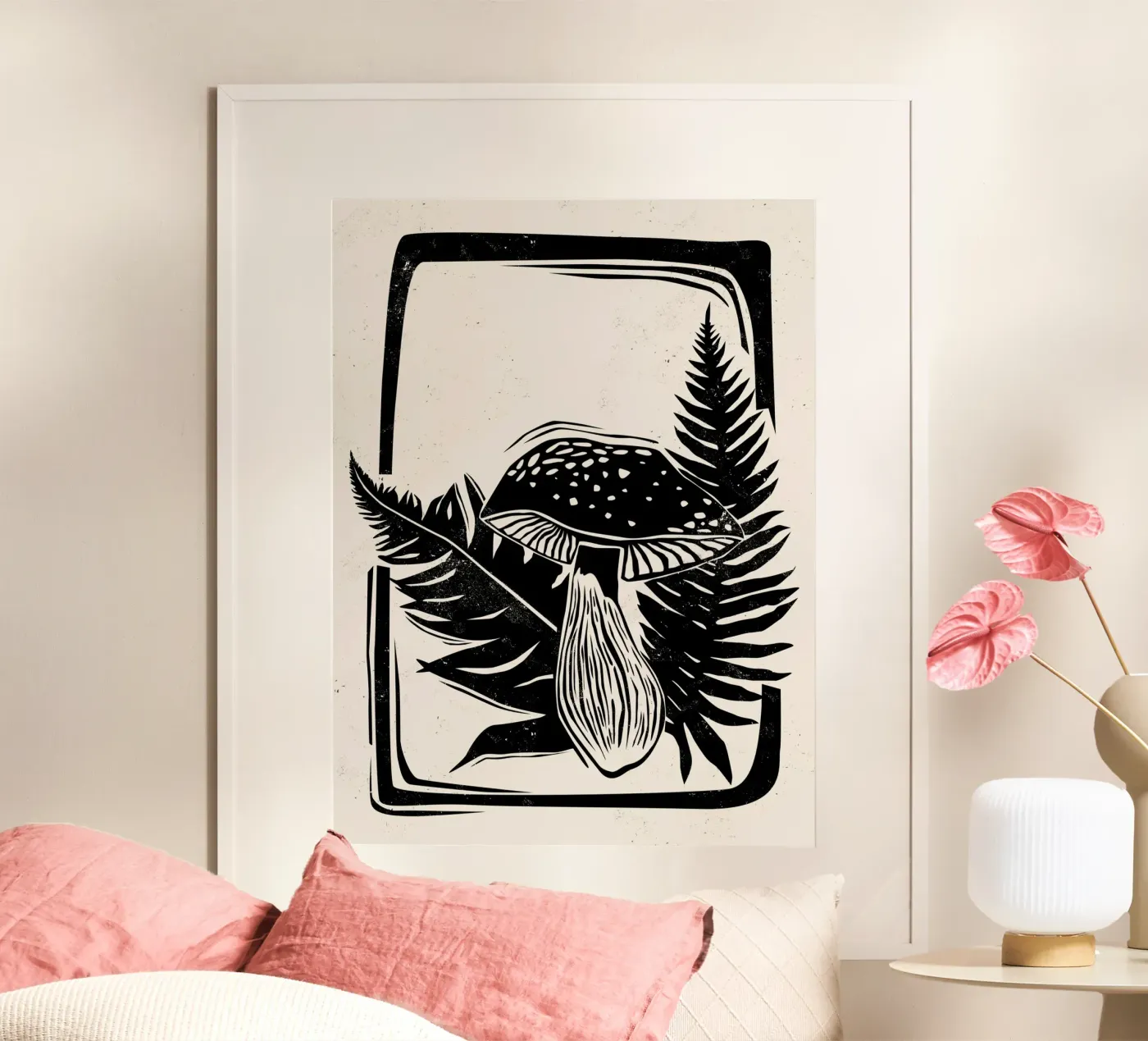 Mushroom poster by Indigo Rain