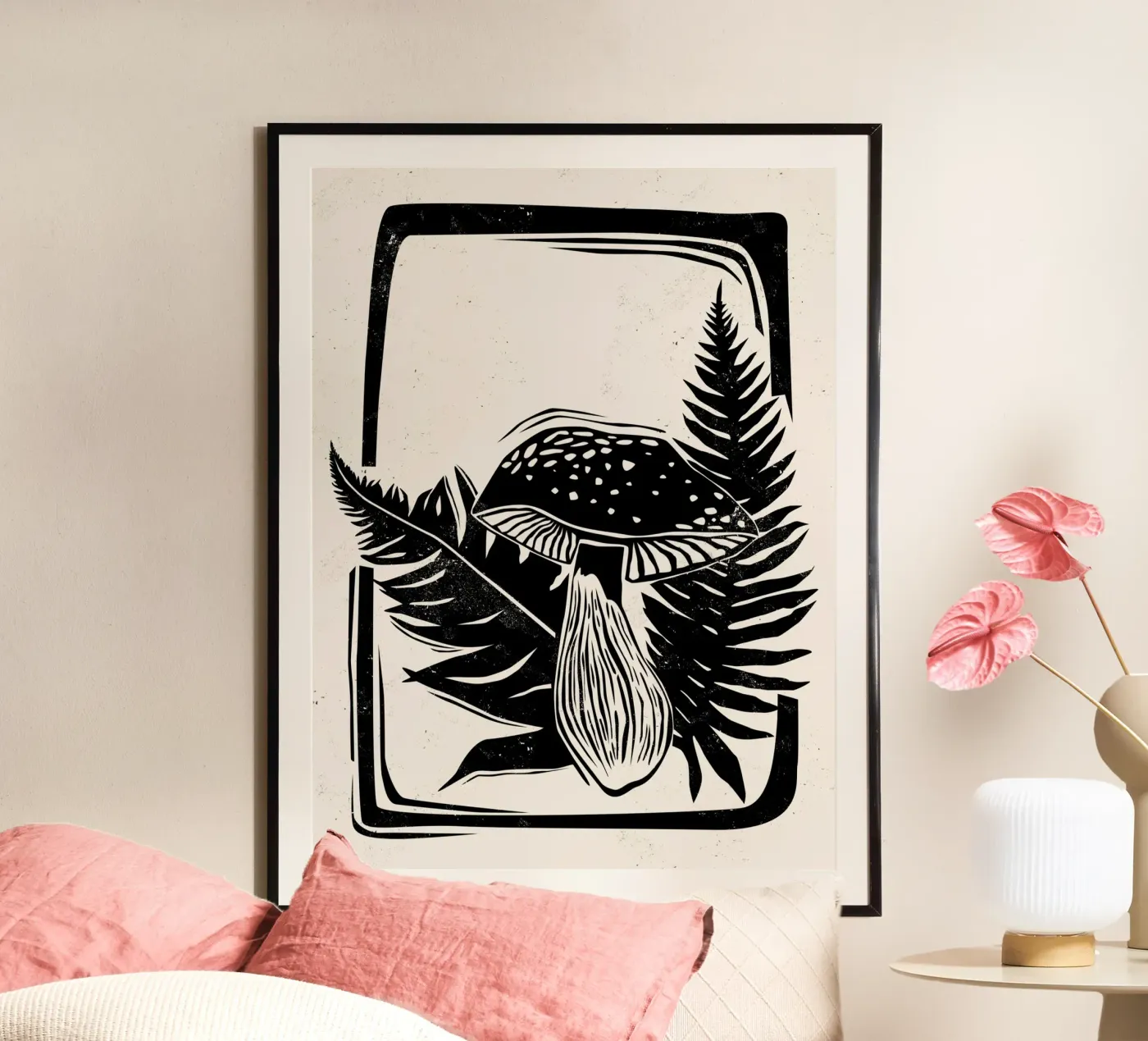 Mushroom poster by Indigo Rain