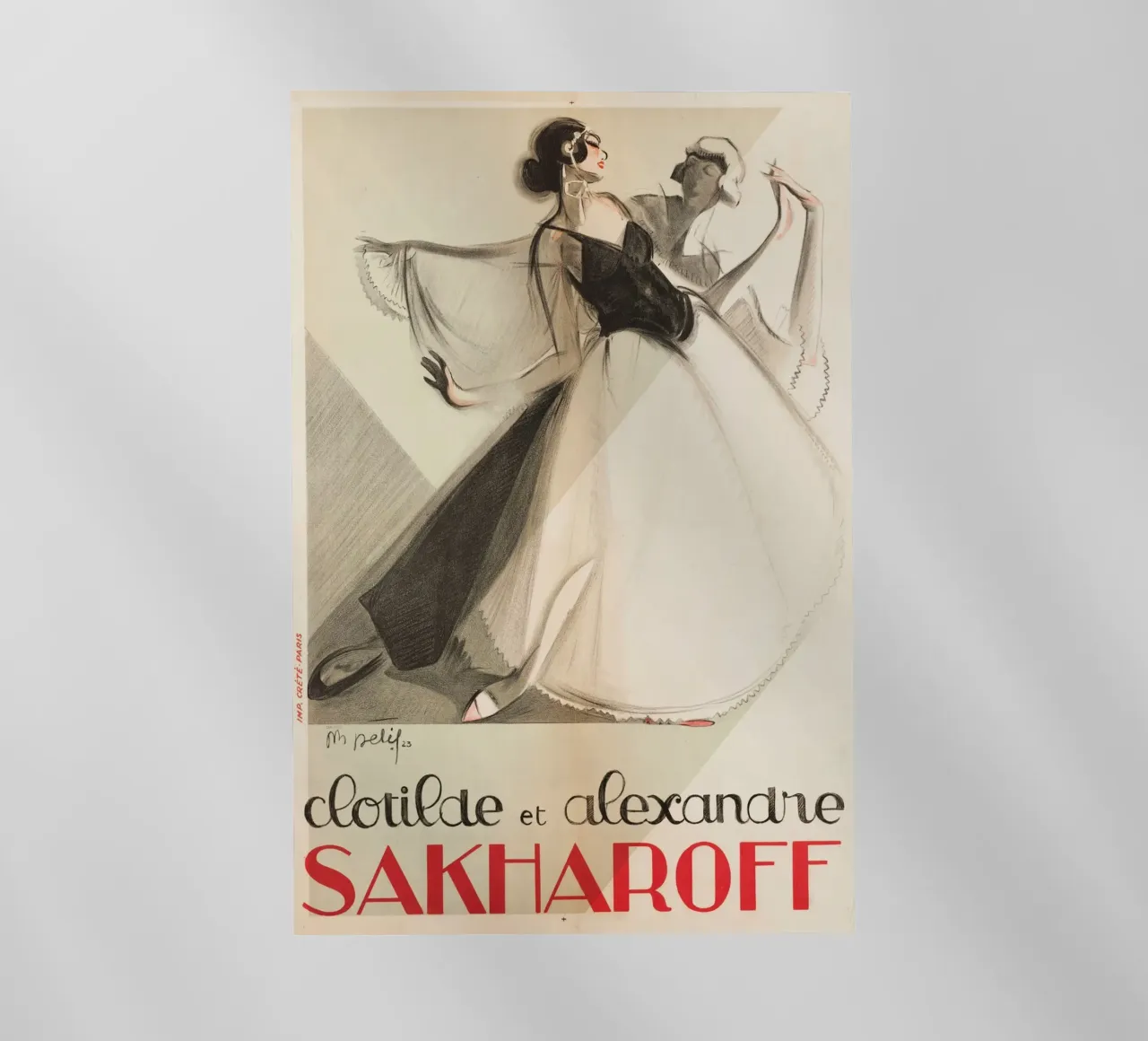 Clotilde et Alexandre Sakharoff pellicola backlit da Old Masters