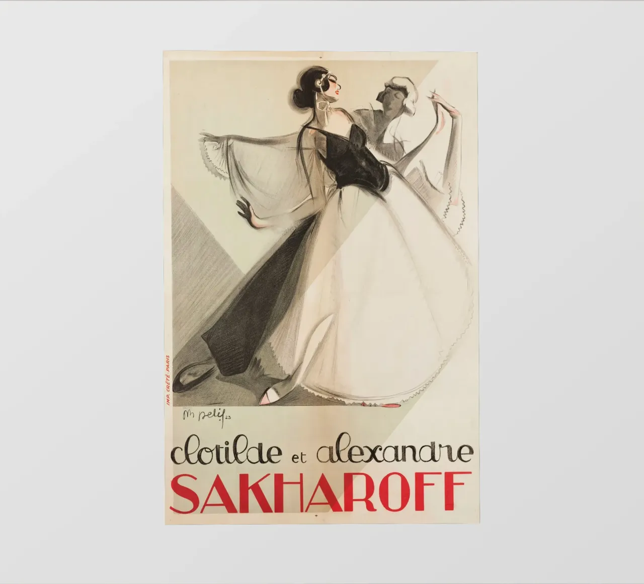 Clotilde et Alexandre Sakharoff pellicola backlit da Old Masters