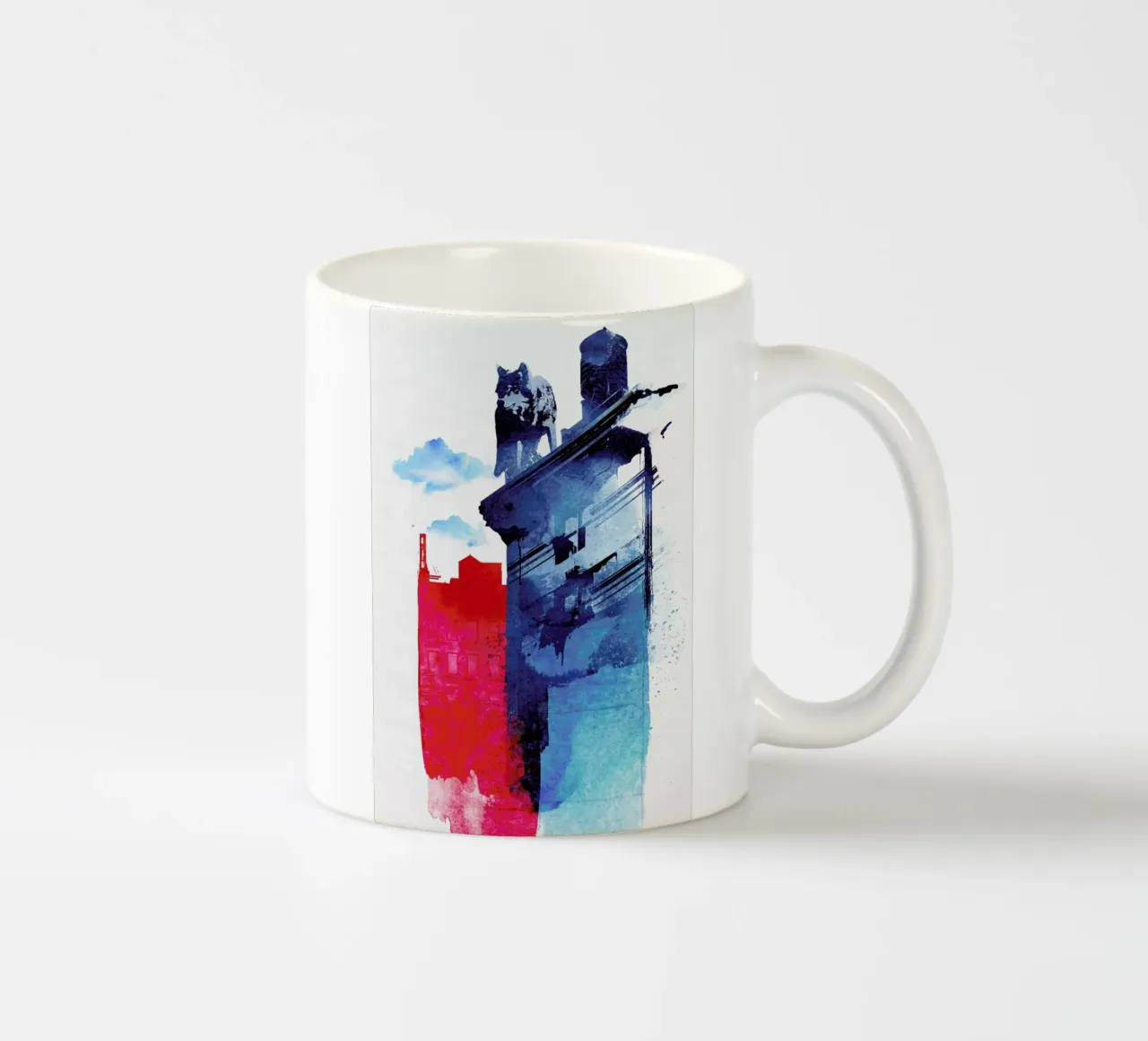 This is my town tazza in ceramica da Róbert Farkas