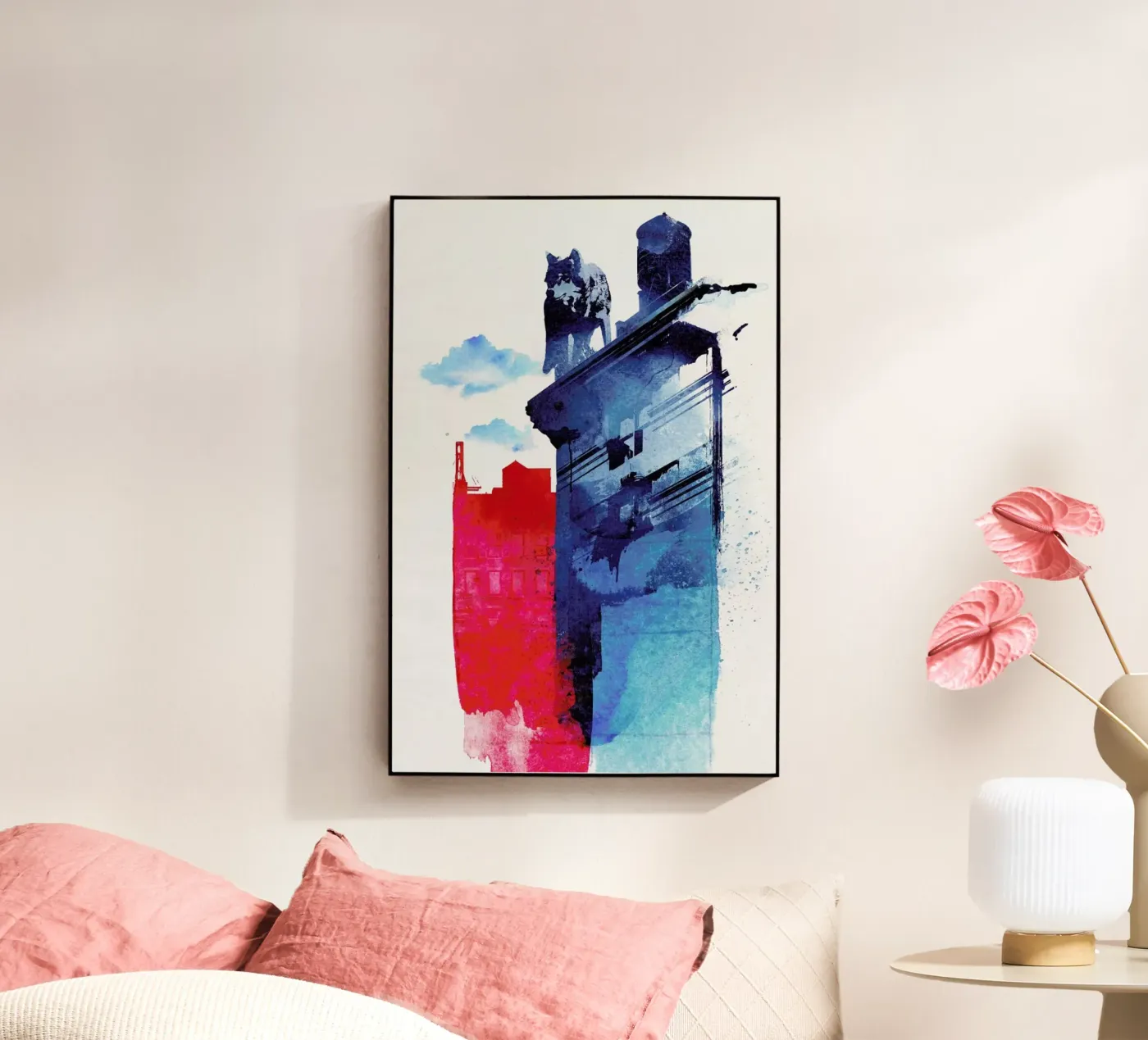 This is my town acrylic glass by Róbert Farkas