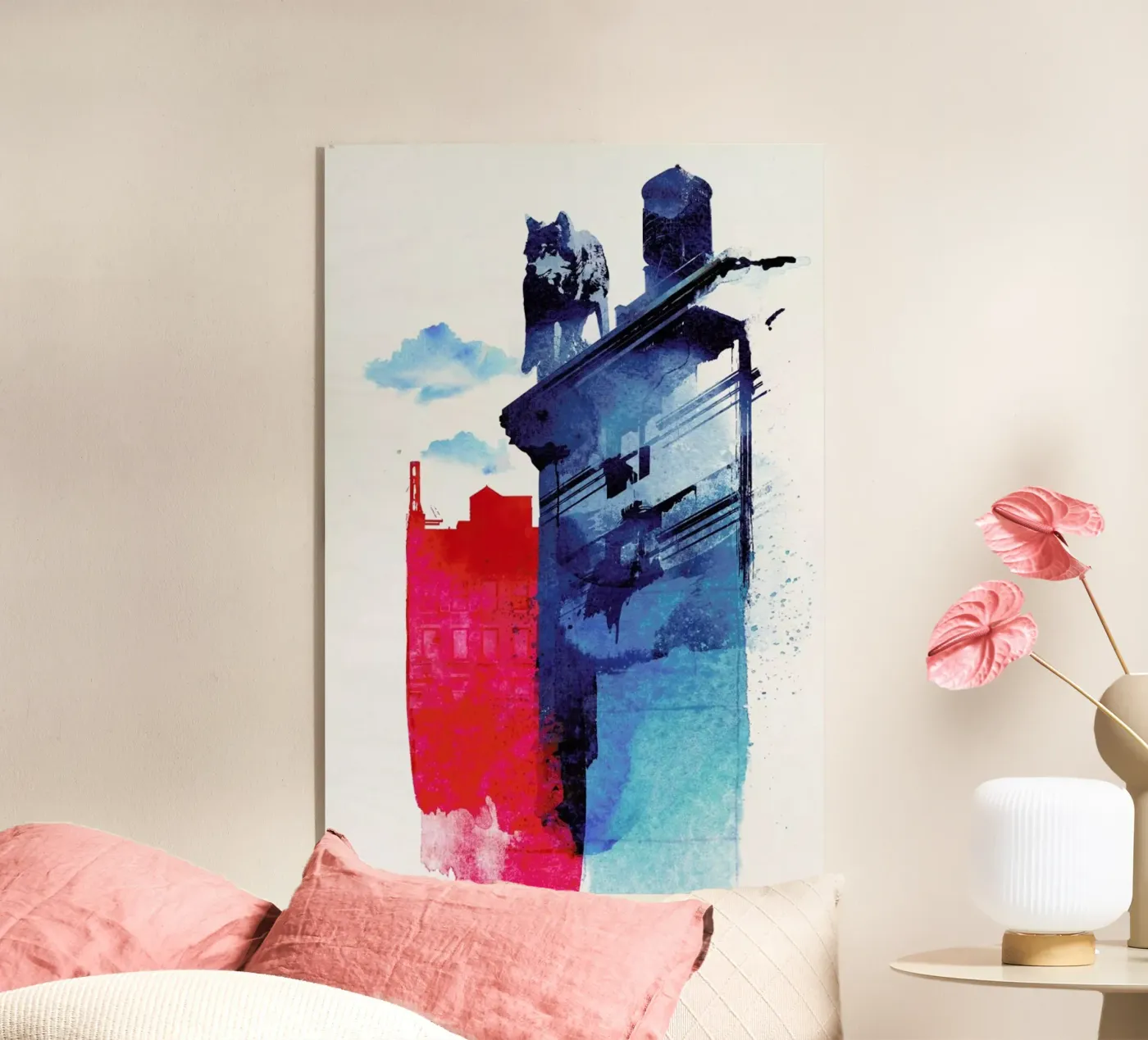 This is my town acrylic glass by Róbert Farkas