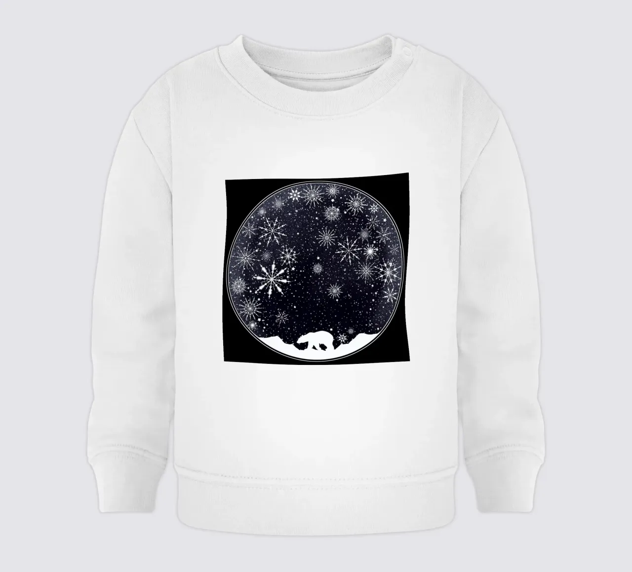 Snow Globe felpa neonato da Tobe Fonseca