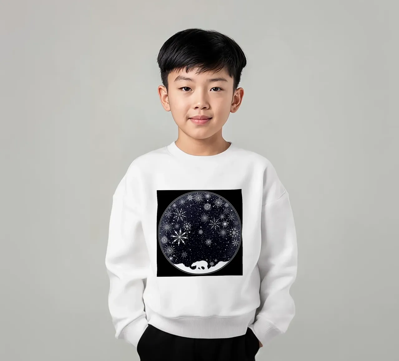 Snow Globe felpa bambino da Tobe Fonseca