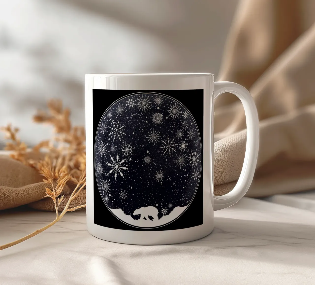 Snow Globe tazza in ceramica da Tobe Fonseca